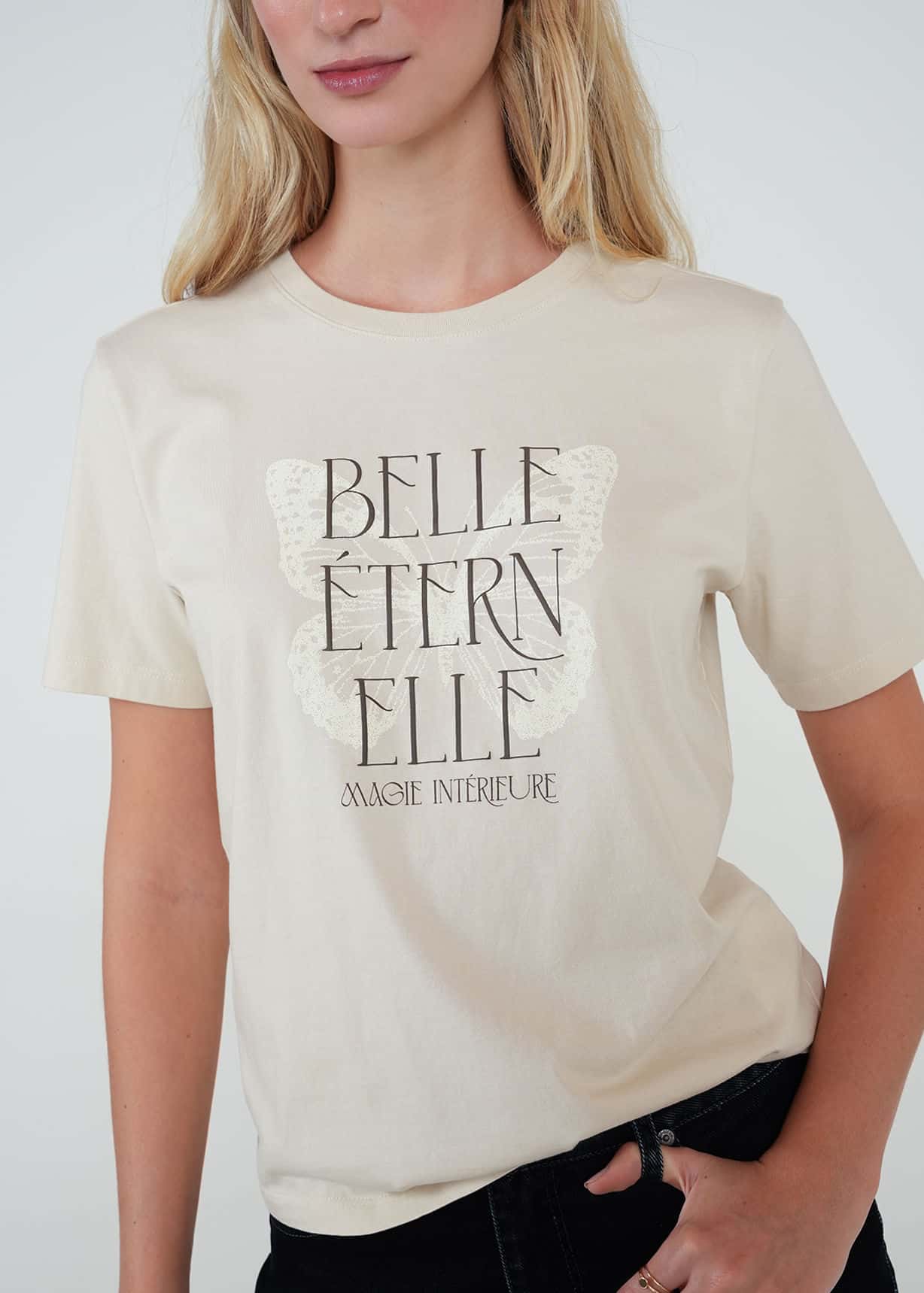 Camiseta estampada manga corta