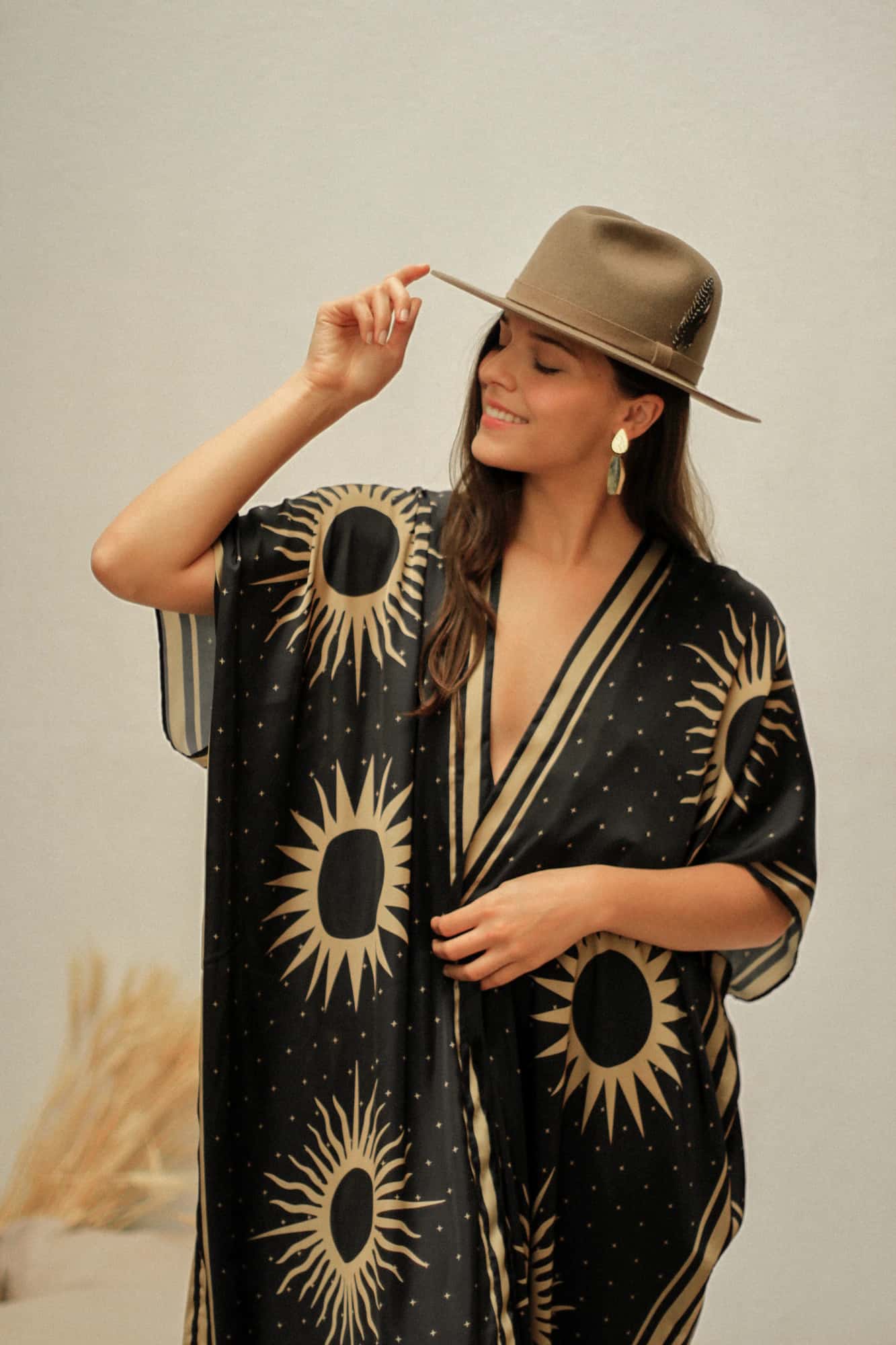 Kimono Soles, Negro y dorado - miniatura 6