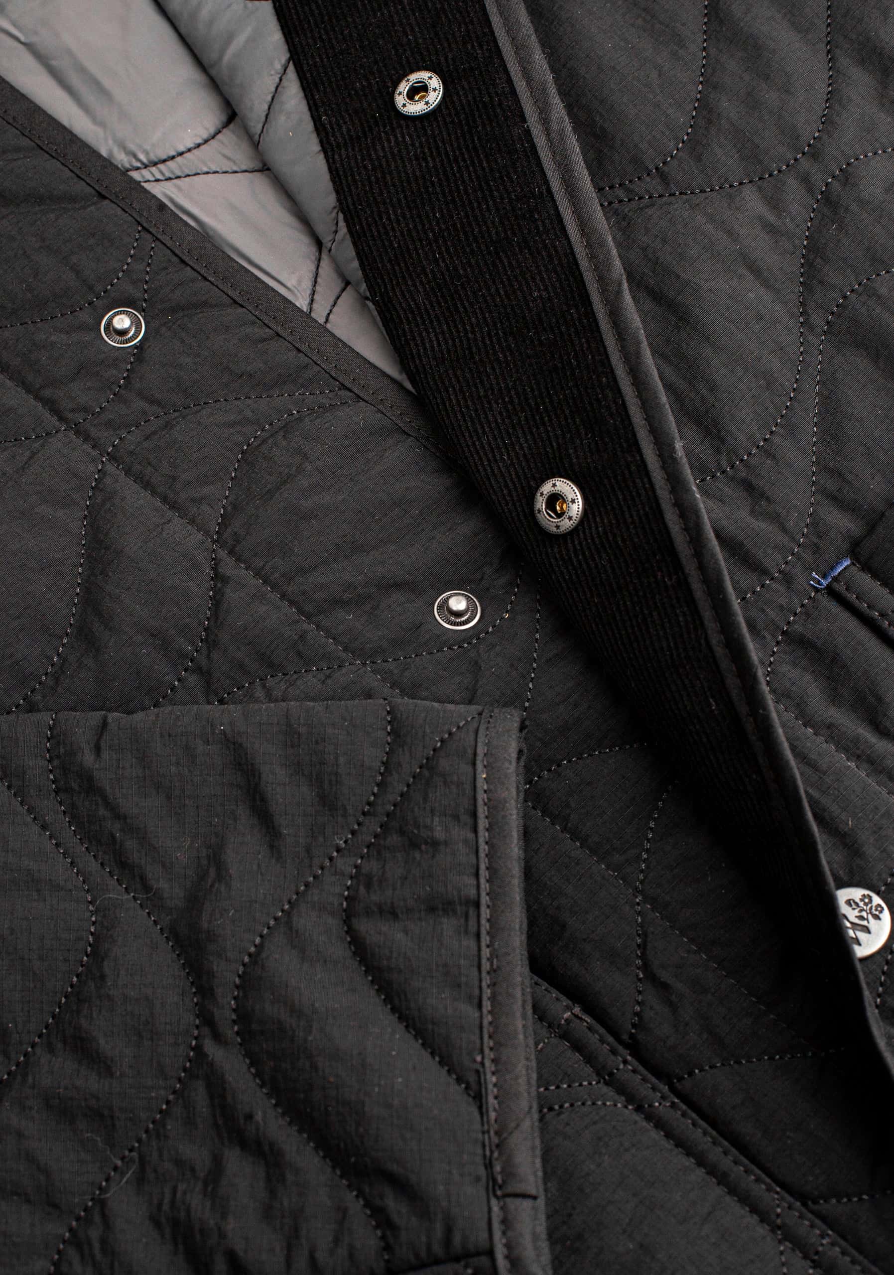 Chaqueta U Kenji Quilted Negro - miniatura 3