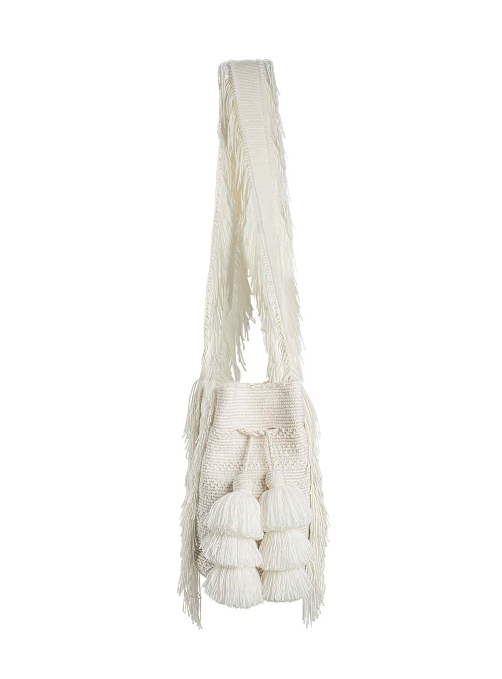 Mochila Wayuu Kamsa Basic Pearl