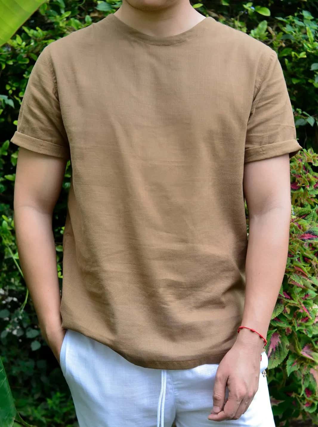 CAMISETA LINO ALGODÓN
