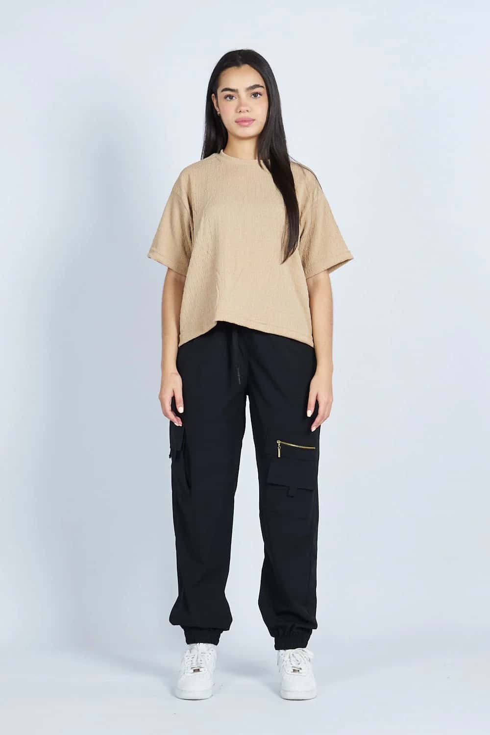 Camiseta oversize textura ARENA | Drop 03 |