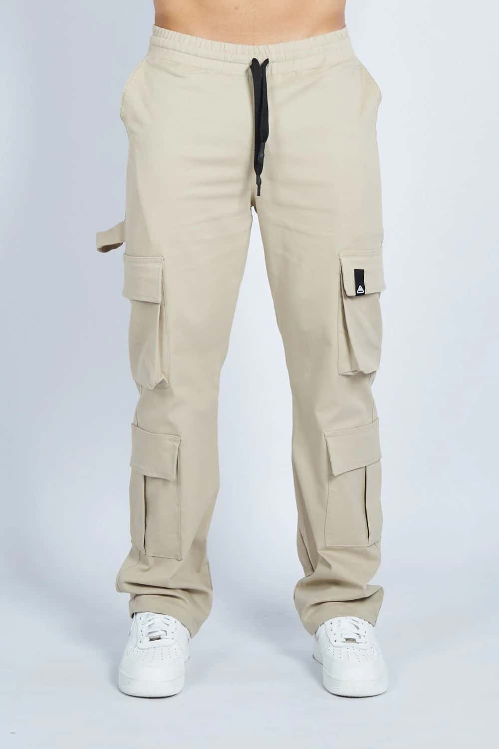 Jogger cargo 8 bolsillos bota recta CAQUI | DROP 3 |