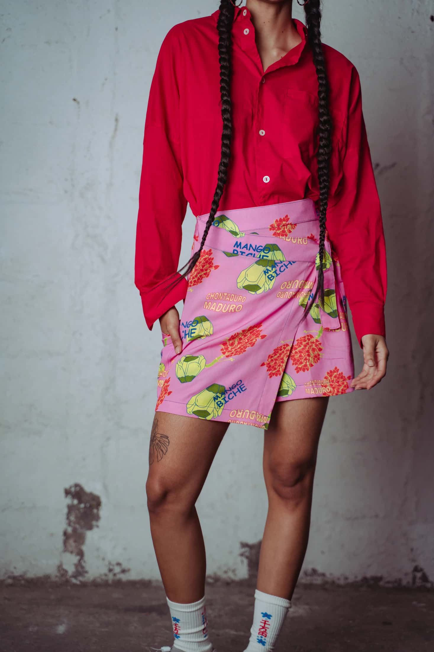 Camisa Ocasional Cereza