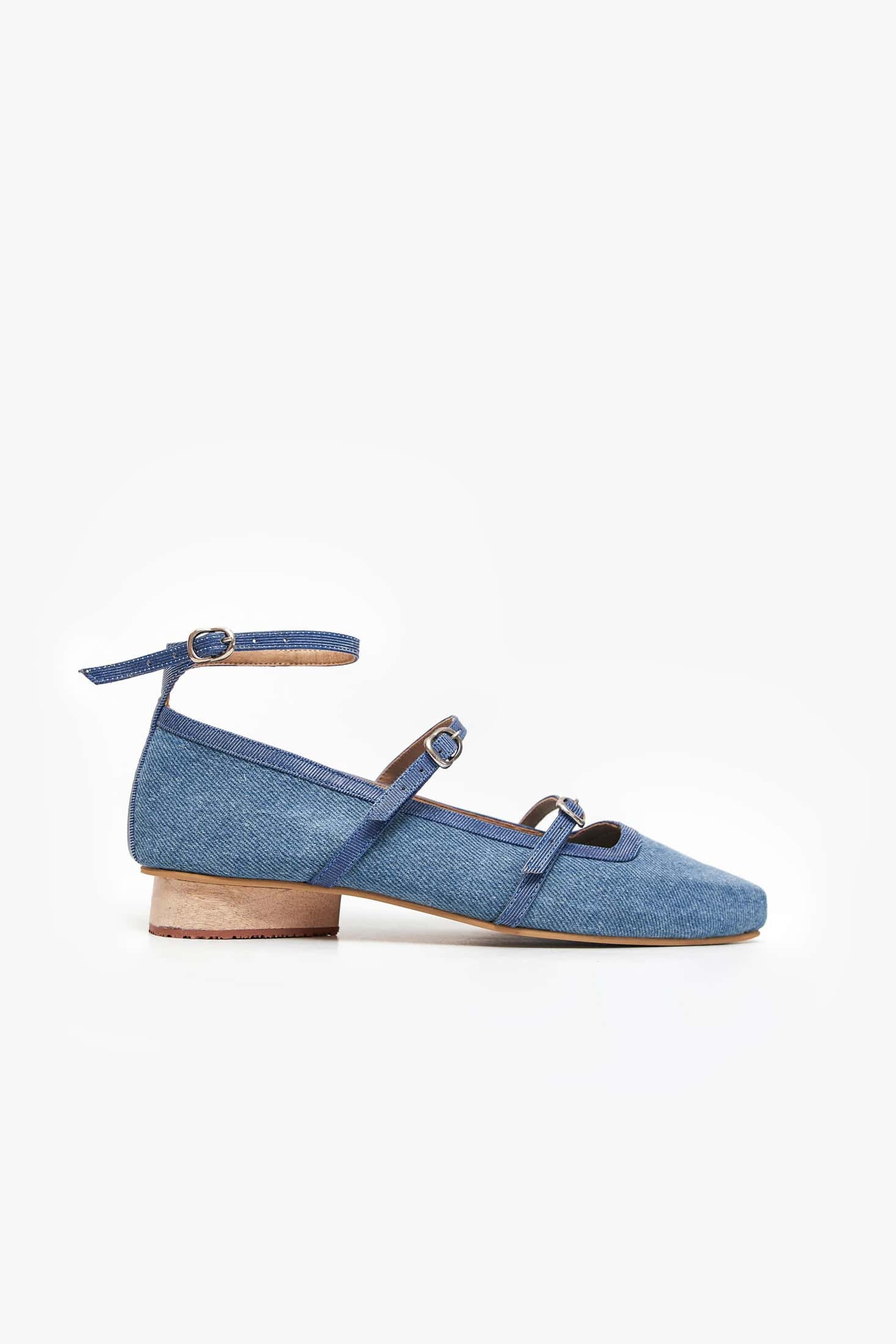 Baleta Mesh Denim