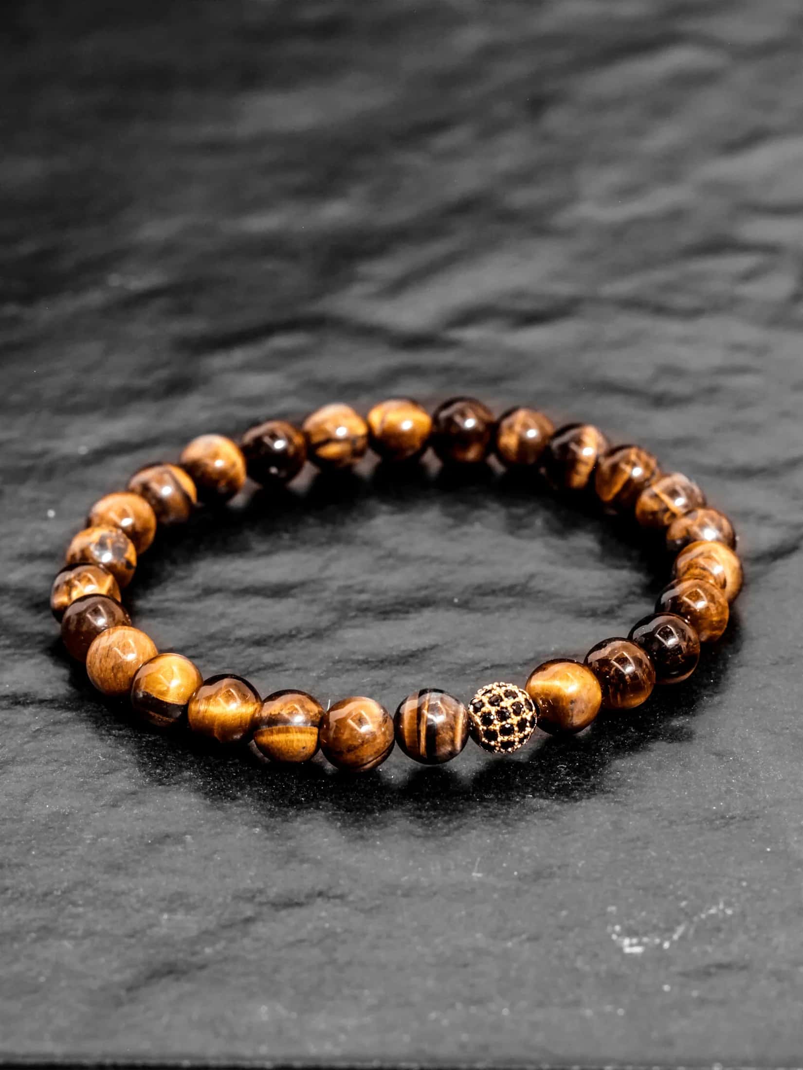 Brazalete Ojo de Tigre 6mm - miniatura 3