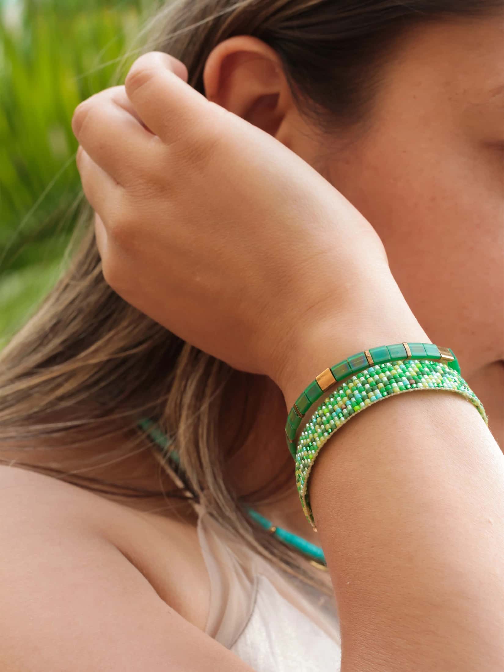 Brazalete Miyuki Tila Selva 5mm