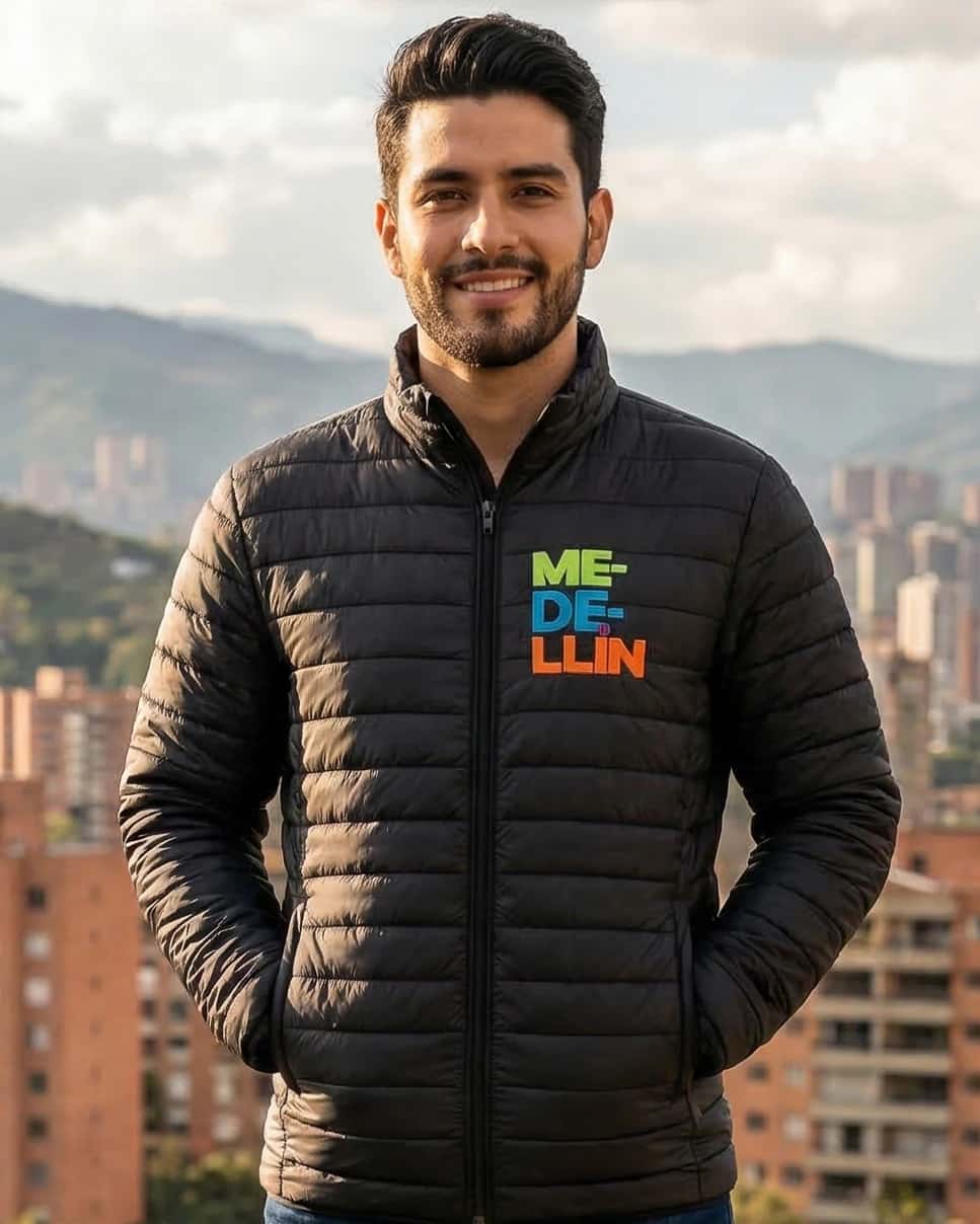 Chaqueta Medellin Negra-Colores