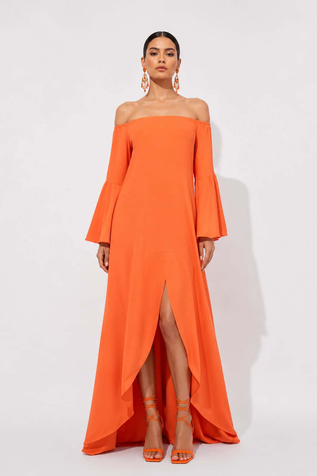 Vestido Sevilla Naranja - miniatura 2