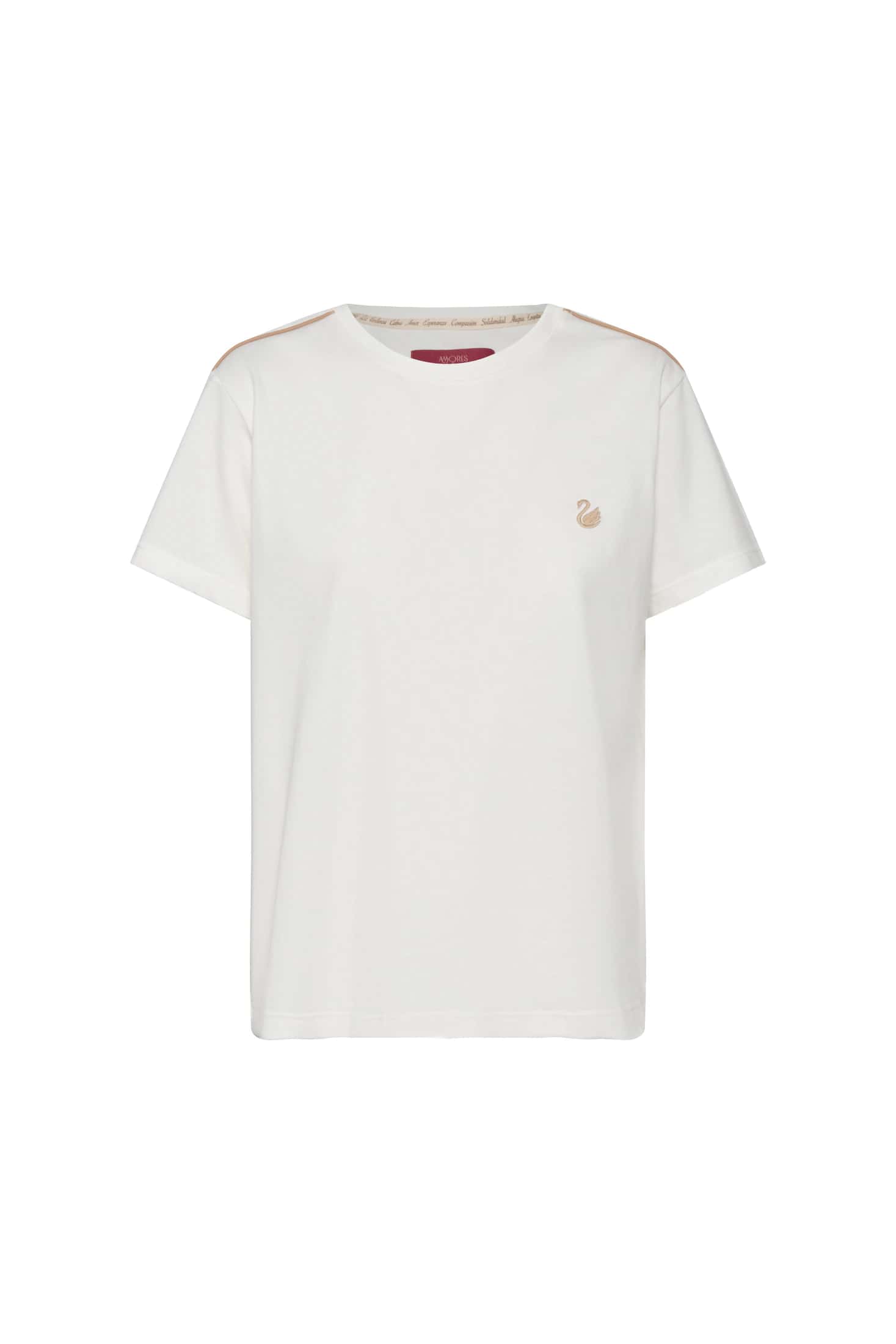 T-SHIRT MINT IVORY/BEIGE