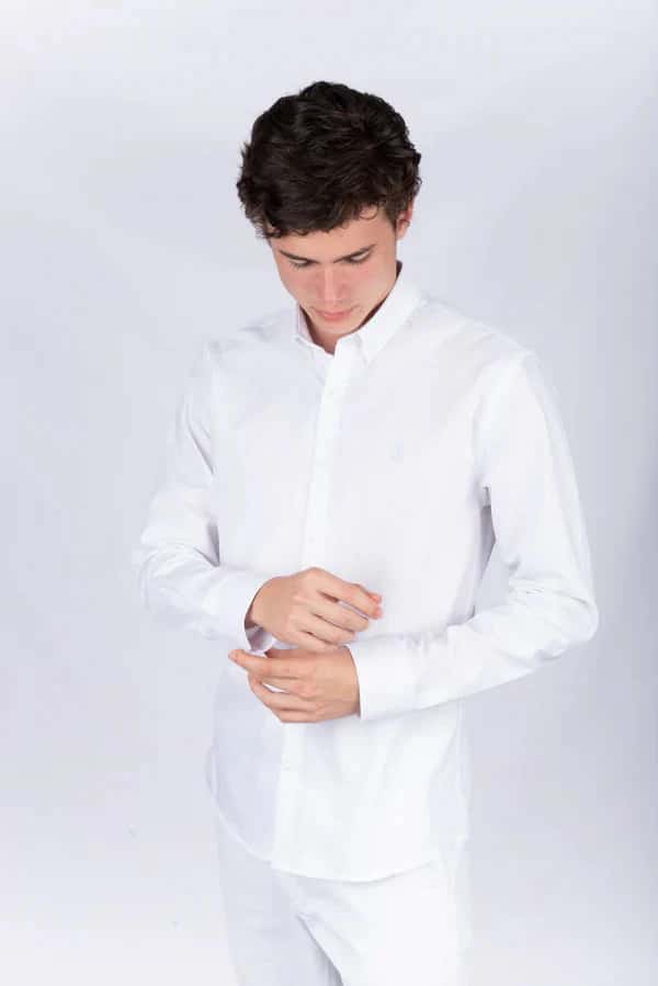 CAMISA OXFORD BLANCA - miniatura 2