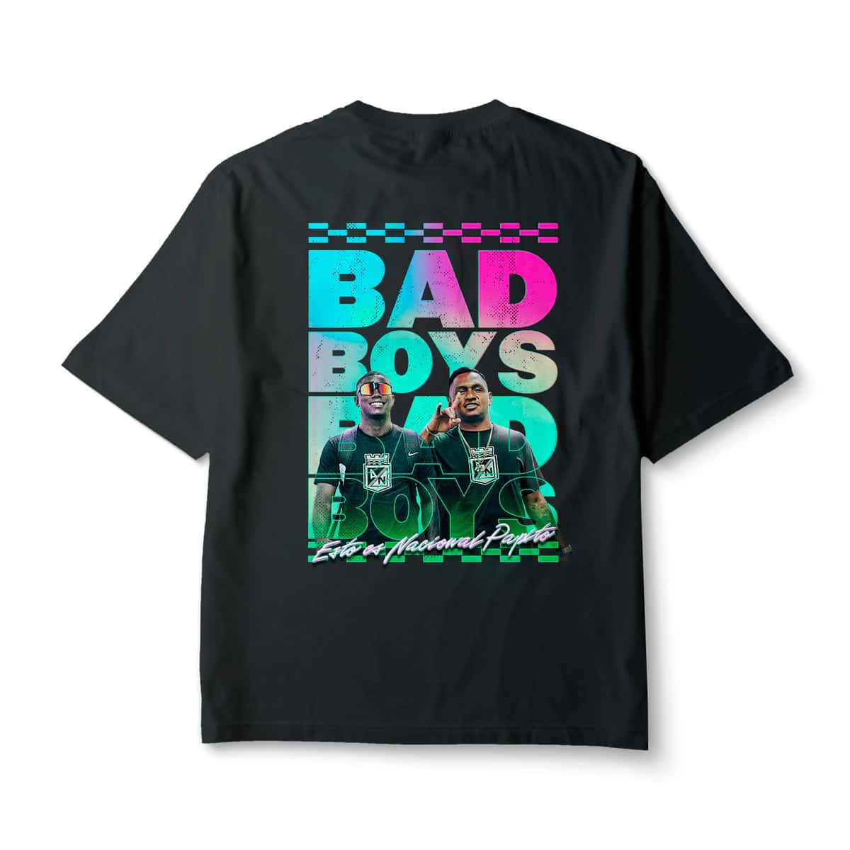 CAMISETA BAD-BOYS SILUETA OVERSIZE. (EDICIÓN LIMITADA)