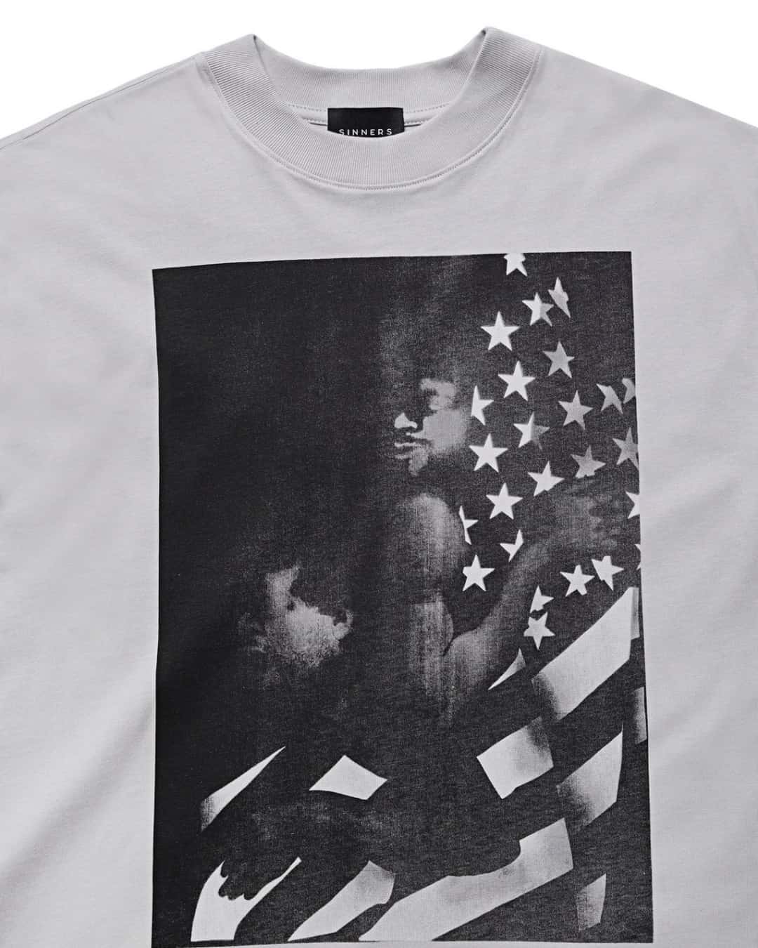 I <3 AMERICA GRAY T-SHIRT - miniatura 3