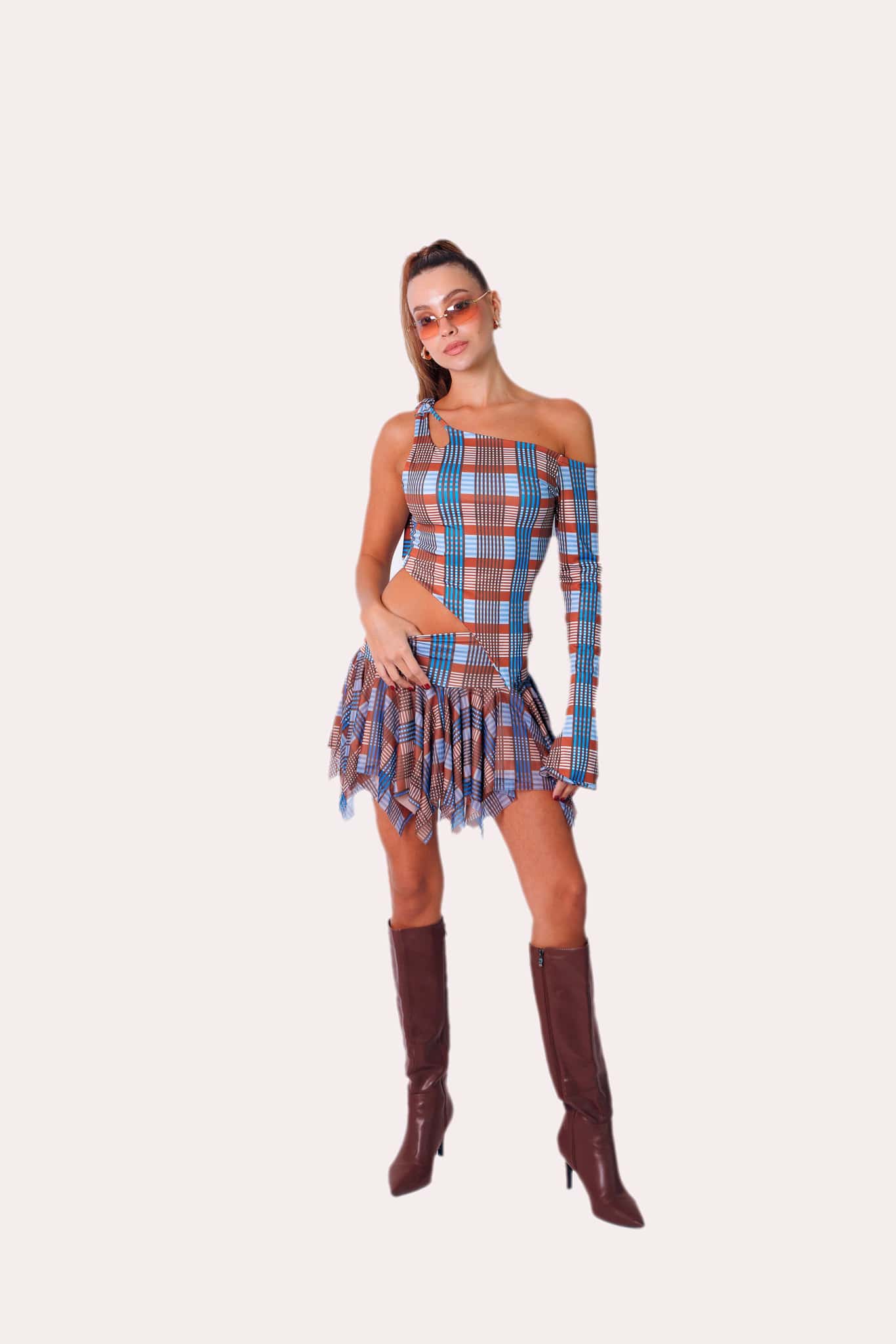 Chaos Skirt in Skyburn