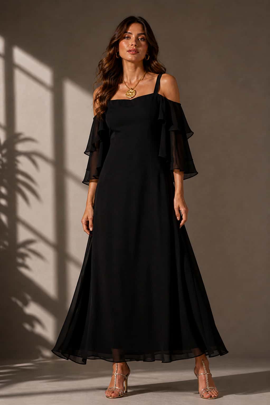 Vestido Sicilia Negro - miniatura 1