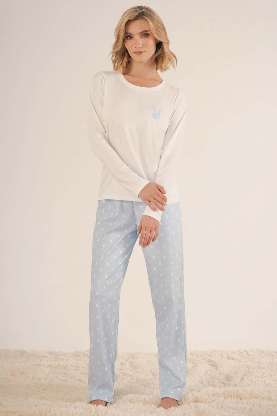Pijama Pantalón Largo con Camiseta | Marca Aliada