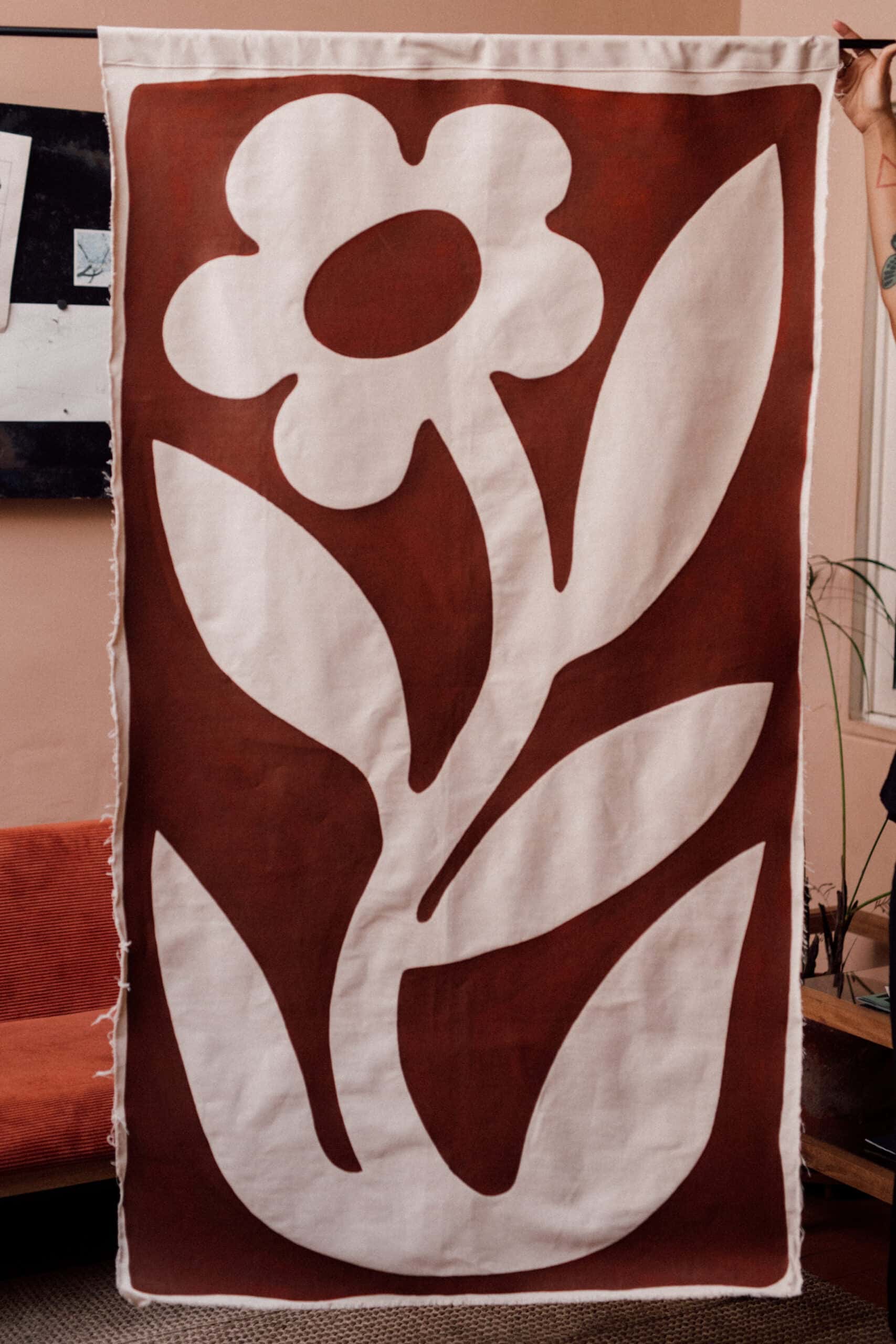 Tapiz Flor Mediterranea