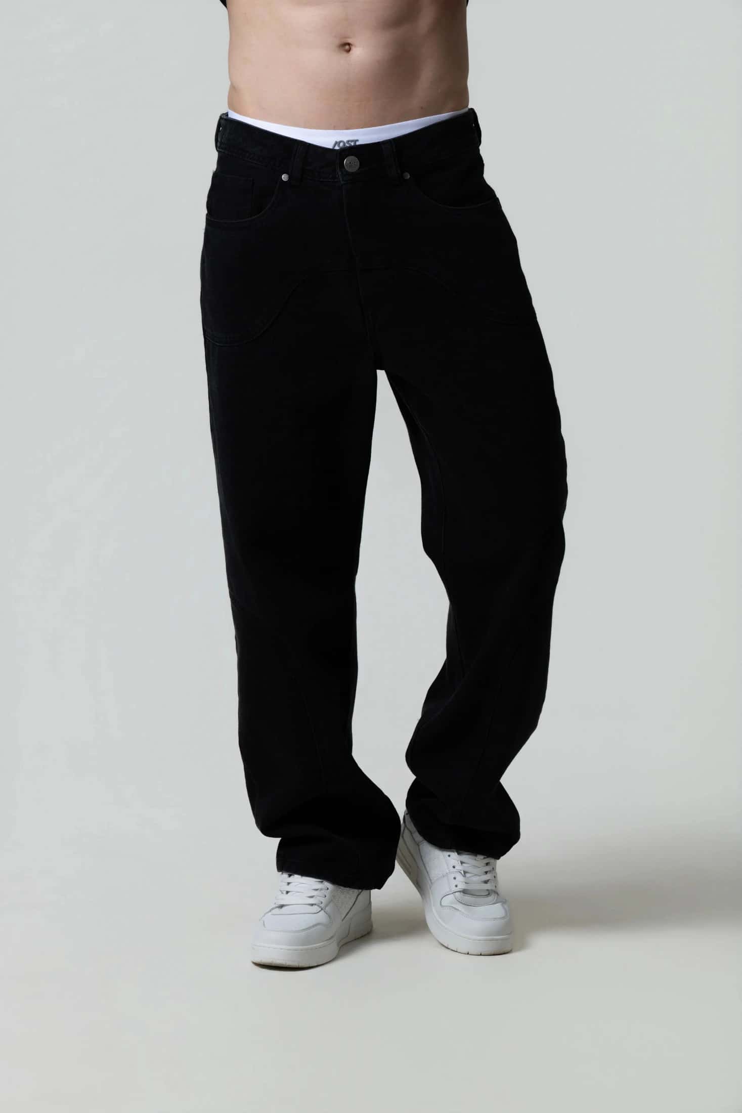 JEAN 5 BOLSILLOS COLOR NEGRO