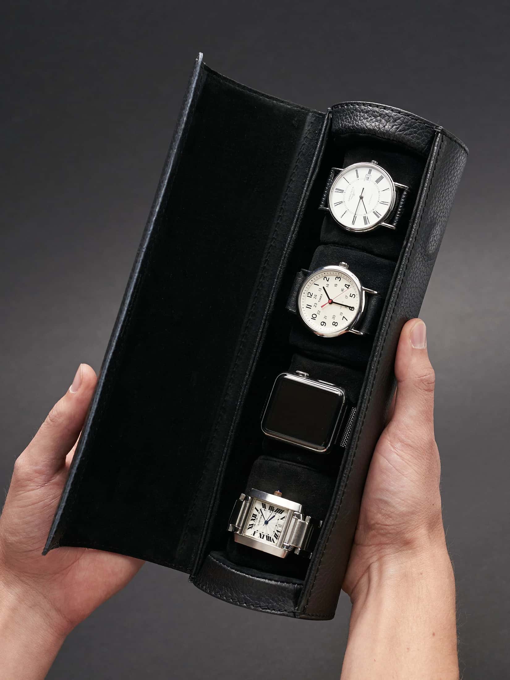 Mag Travel Watch Case · Black