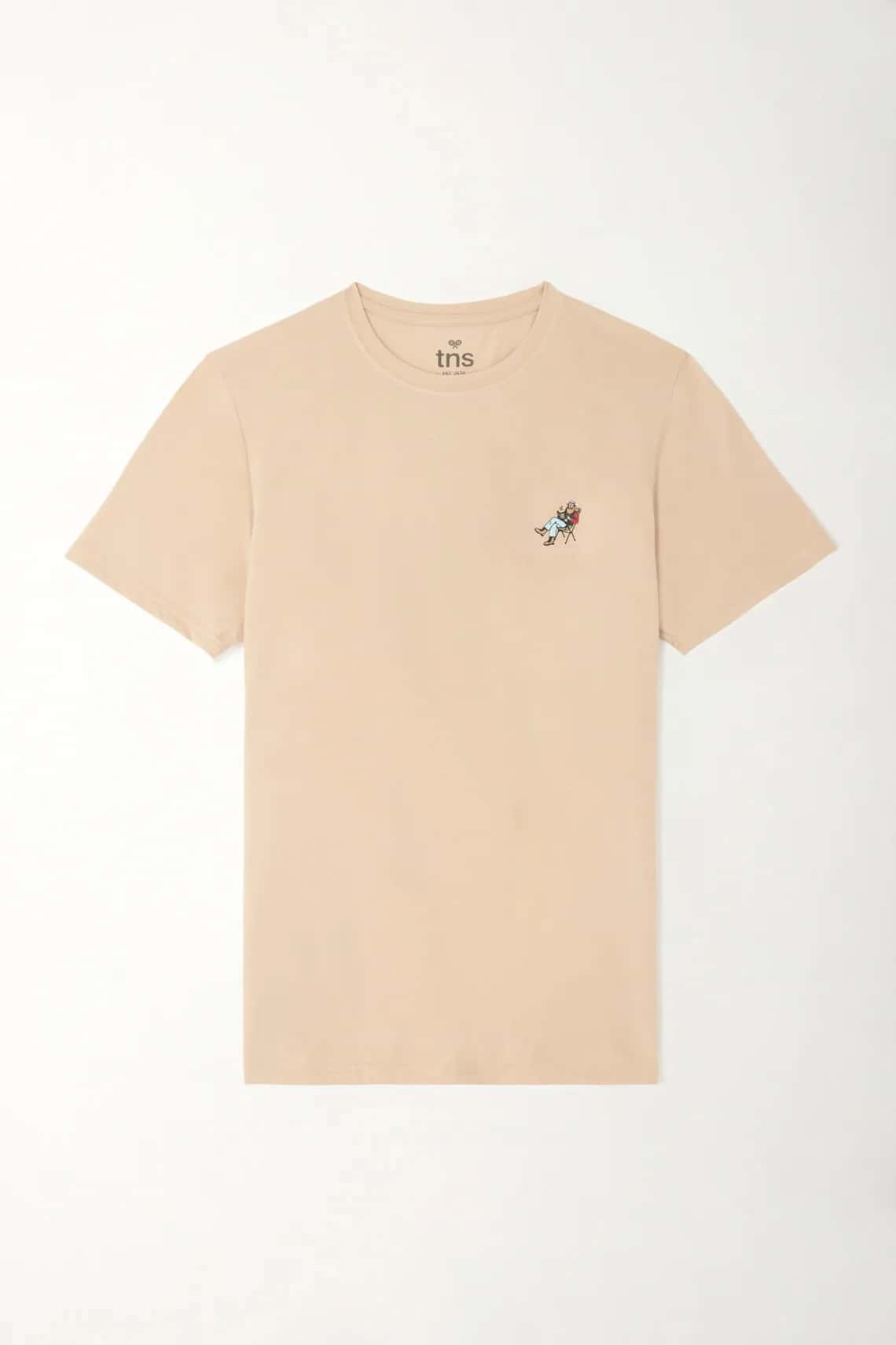 Camiseta con mini estampado para hombre