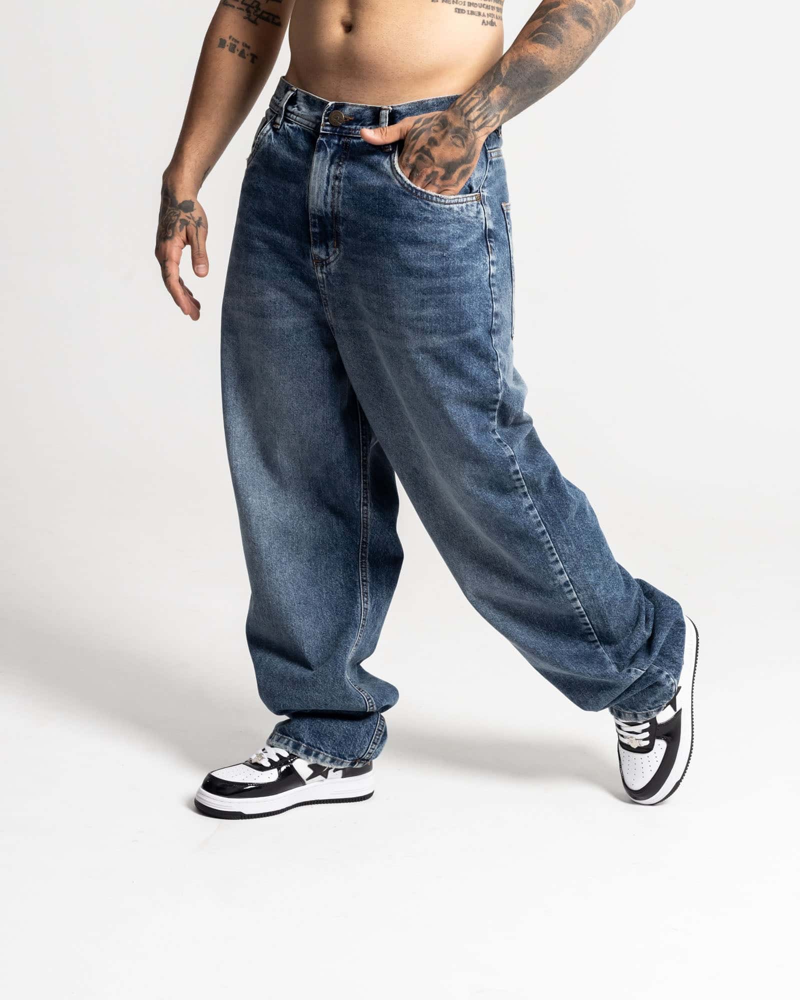 Total Look - Sacred White + Blue Denim - miniatura 4