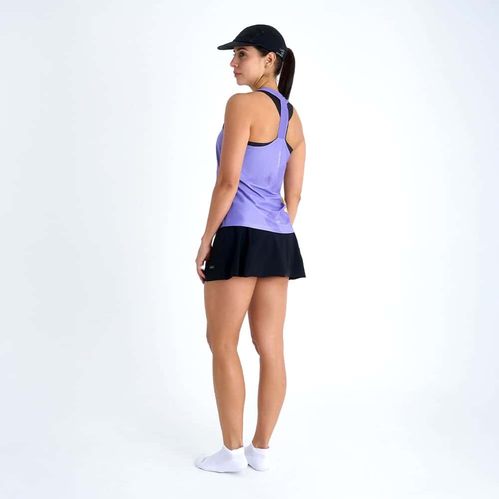 CAMISETA RUNNING MANGA SISA ENGRAVED LILA PARA MUJER - miniatura 2