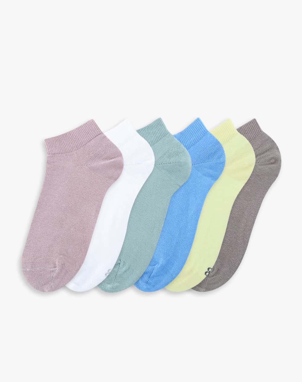 Medias deportivas mujer tobillera corta pack x6 surtido