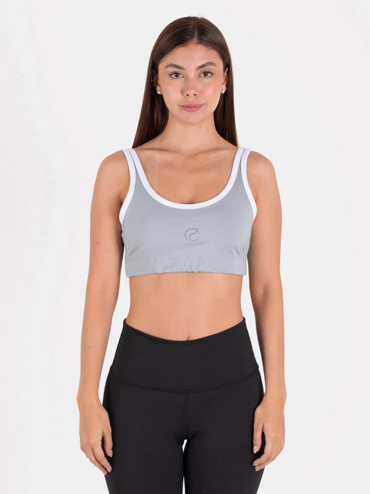Top tunic gris claro