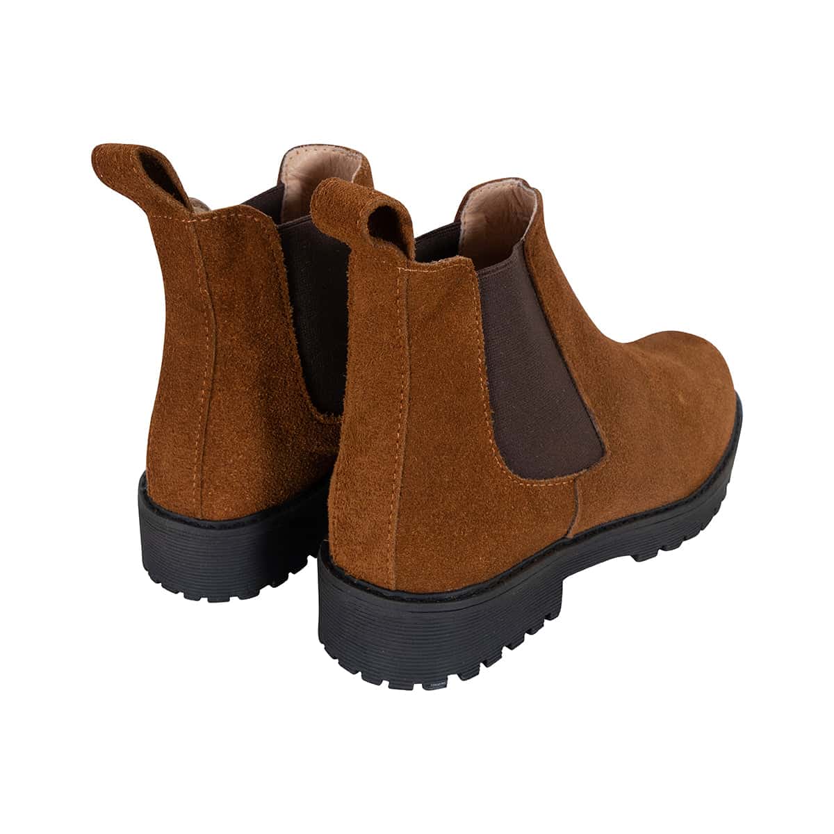 Botas Chelsea Sol Mujer Carnaza Canela - miniatura 2