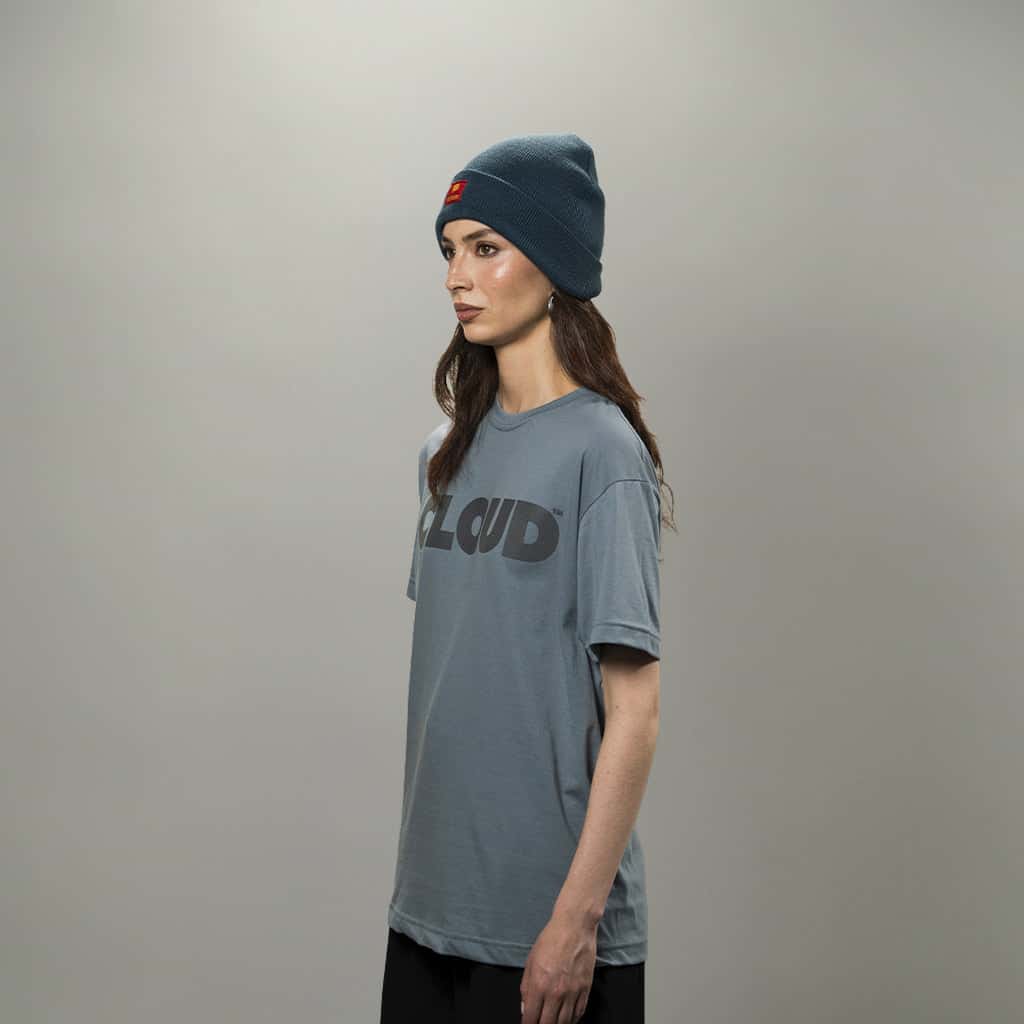 Camiseta BLOCK gris sobre gris (Regular fit) - miniatura 4
