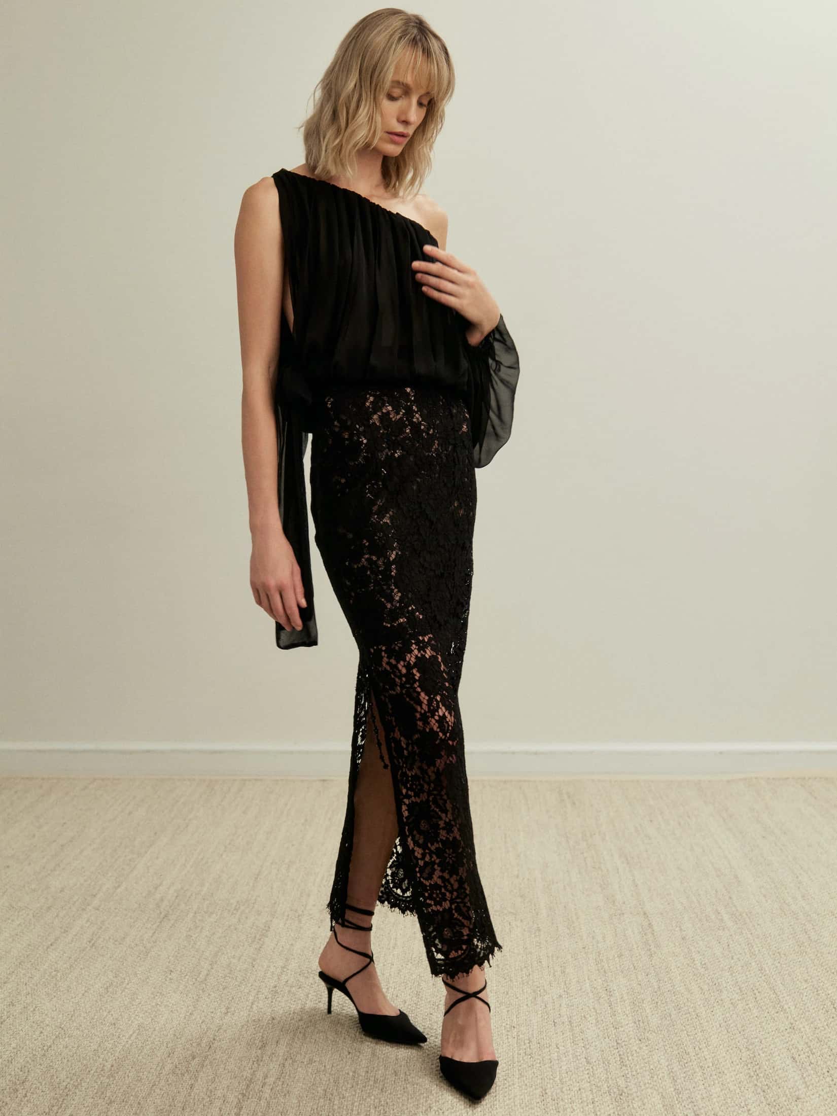 Siena Lace Maxi Skirt - miniatura 1