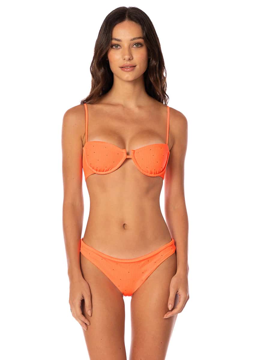 Maaji Juicy Orange Amatista Unmolded Underwire Bikini Top