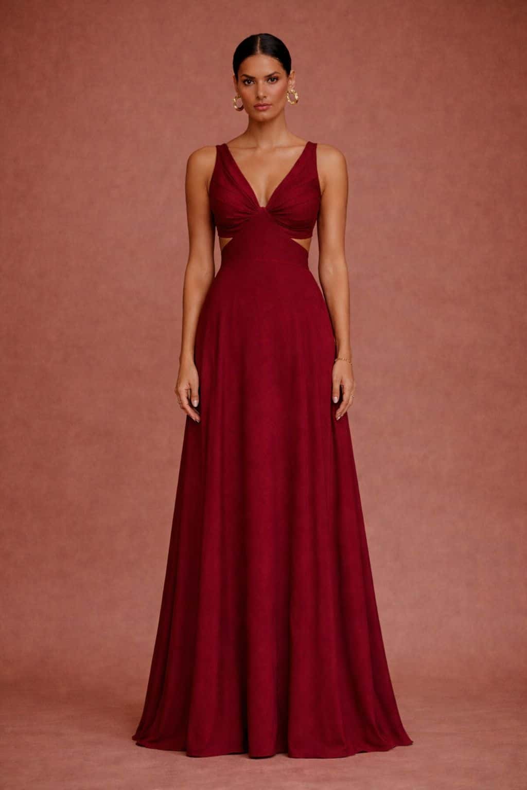 Vestido Quindio Vinotinto - miniatura 1