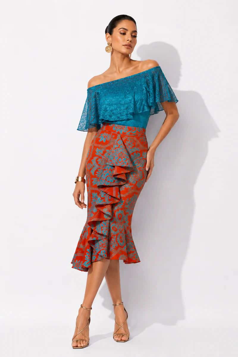 Blusa Lala Petróleo