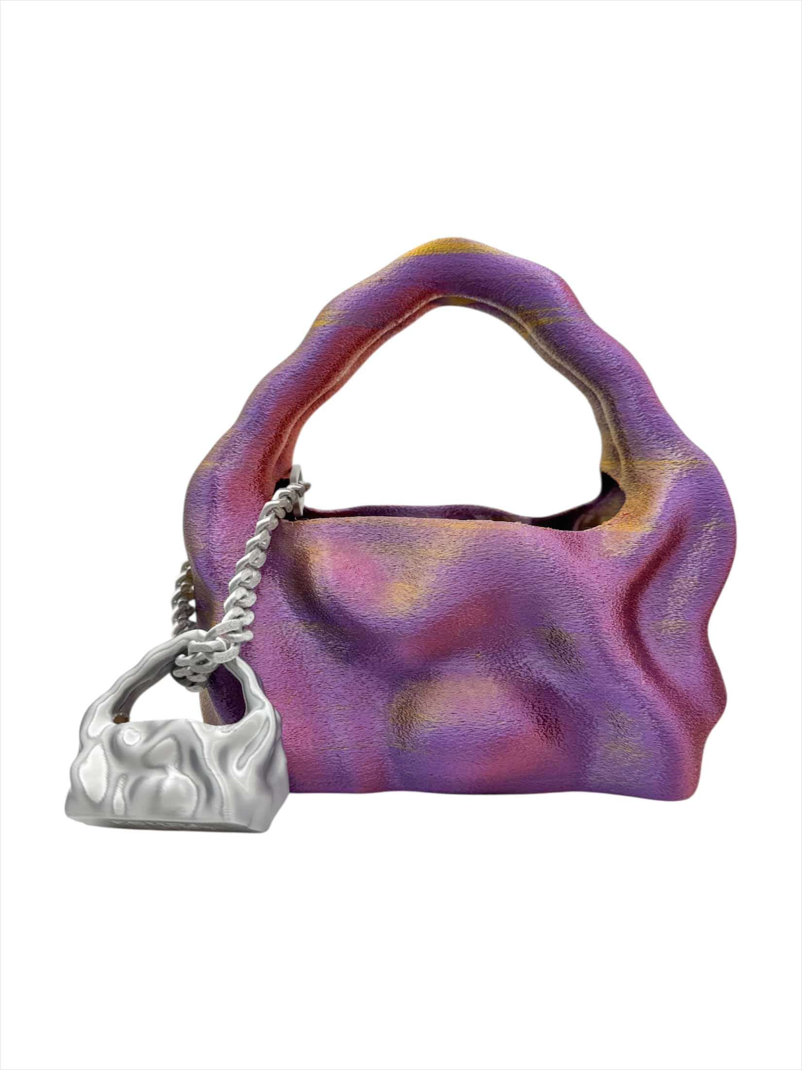 bolso grande cosmic water rojo, dorado, púrpura - miniatura 1