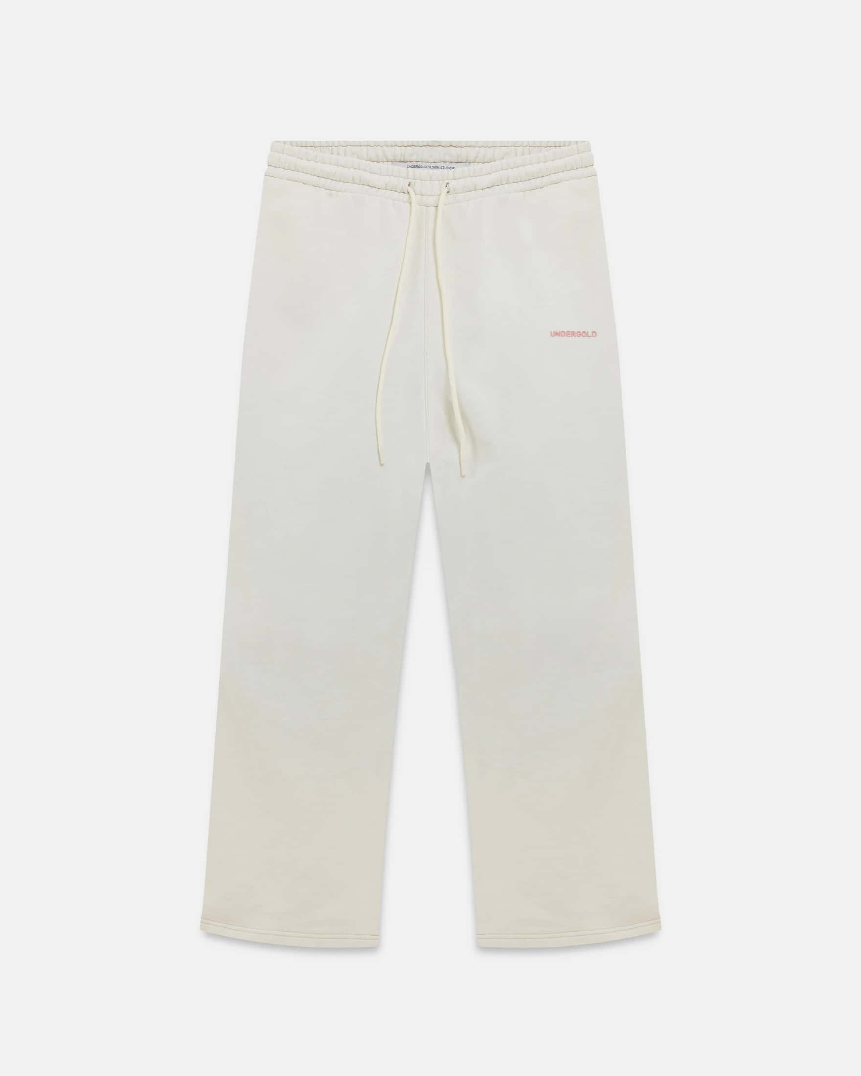 Basics Undergold Straight Pants White