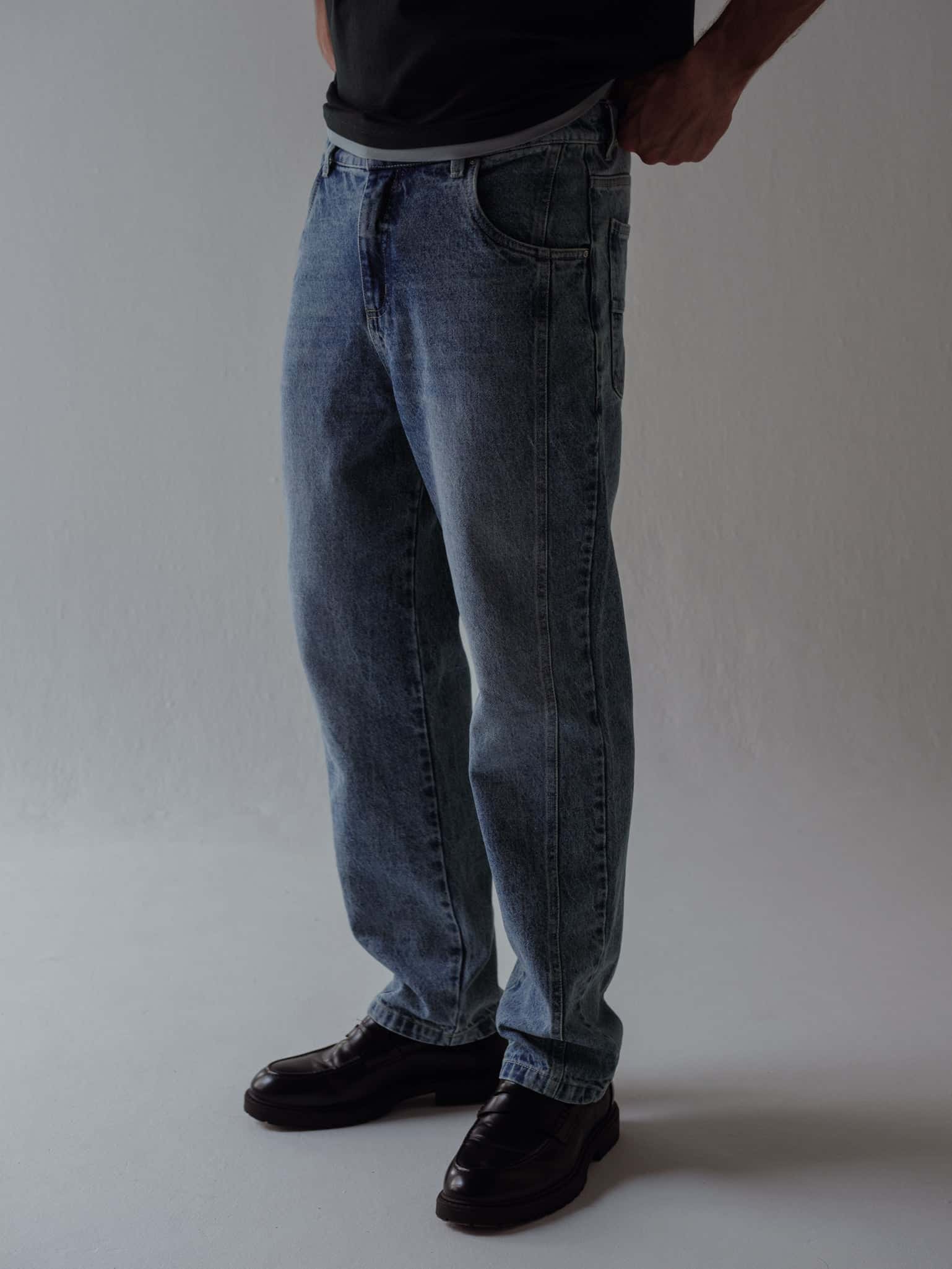 MEN TAPERED JEAN - SOFT CLASSIC BLUE