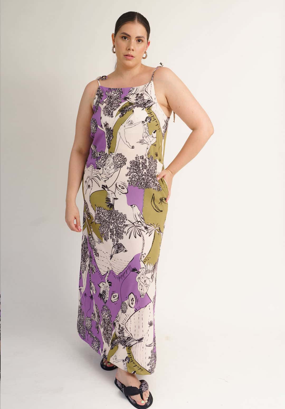 Vestido Tangara Lila - miniatura 1