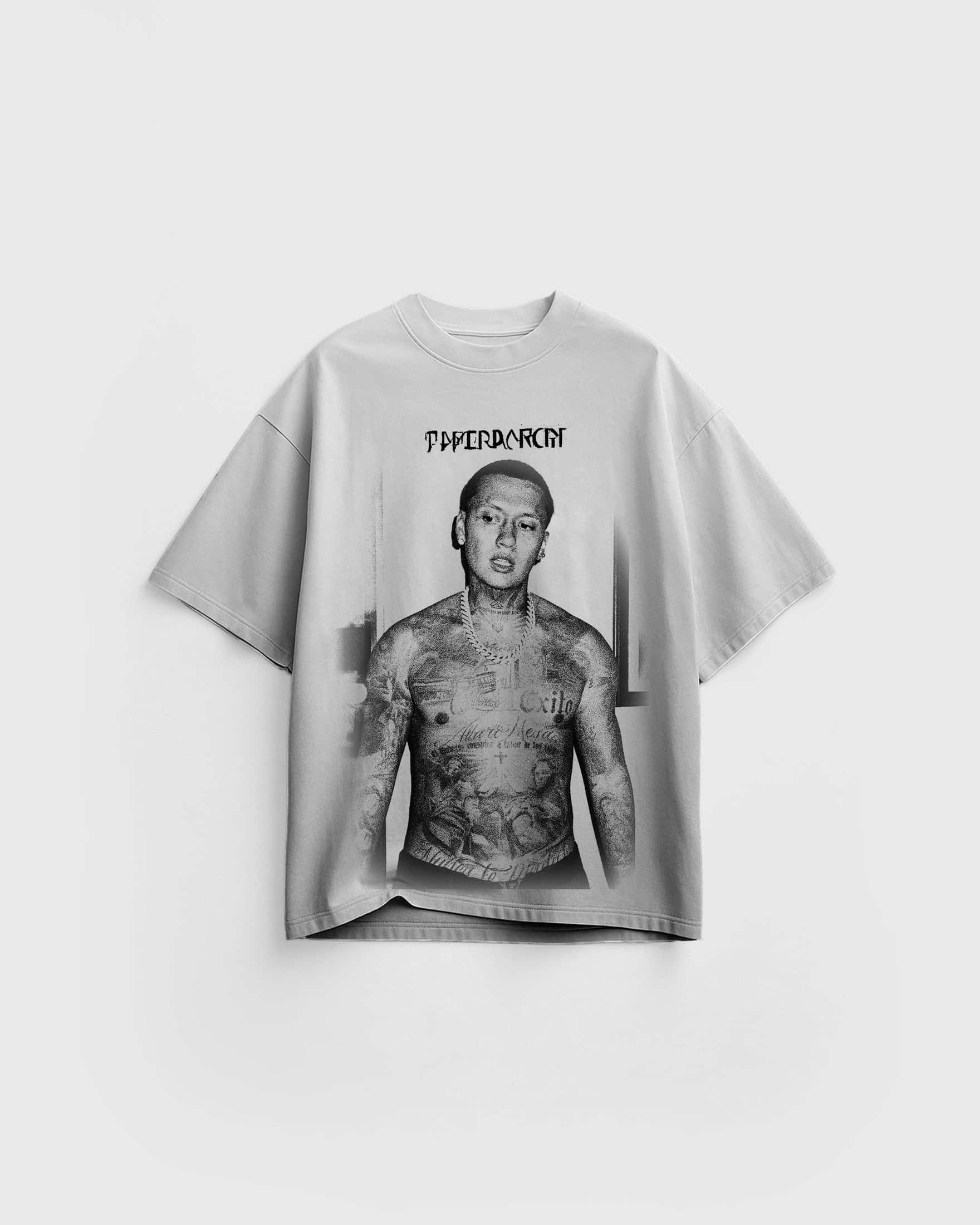 Camiseta Oversize Siempre Blessd Gris - miniatura 1