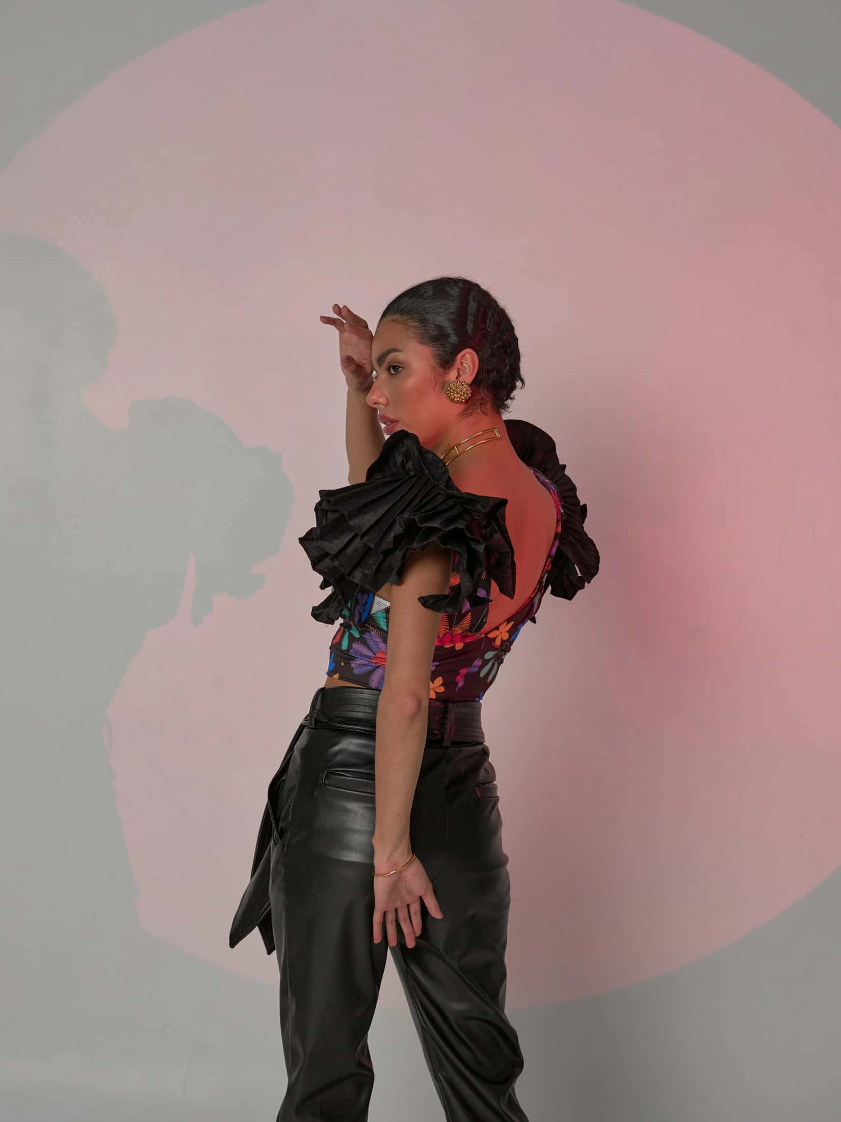 Top Nao Negro Estampado - miniatura 5