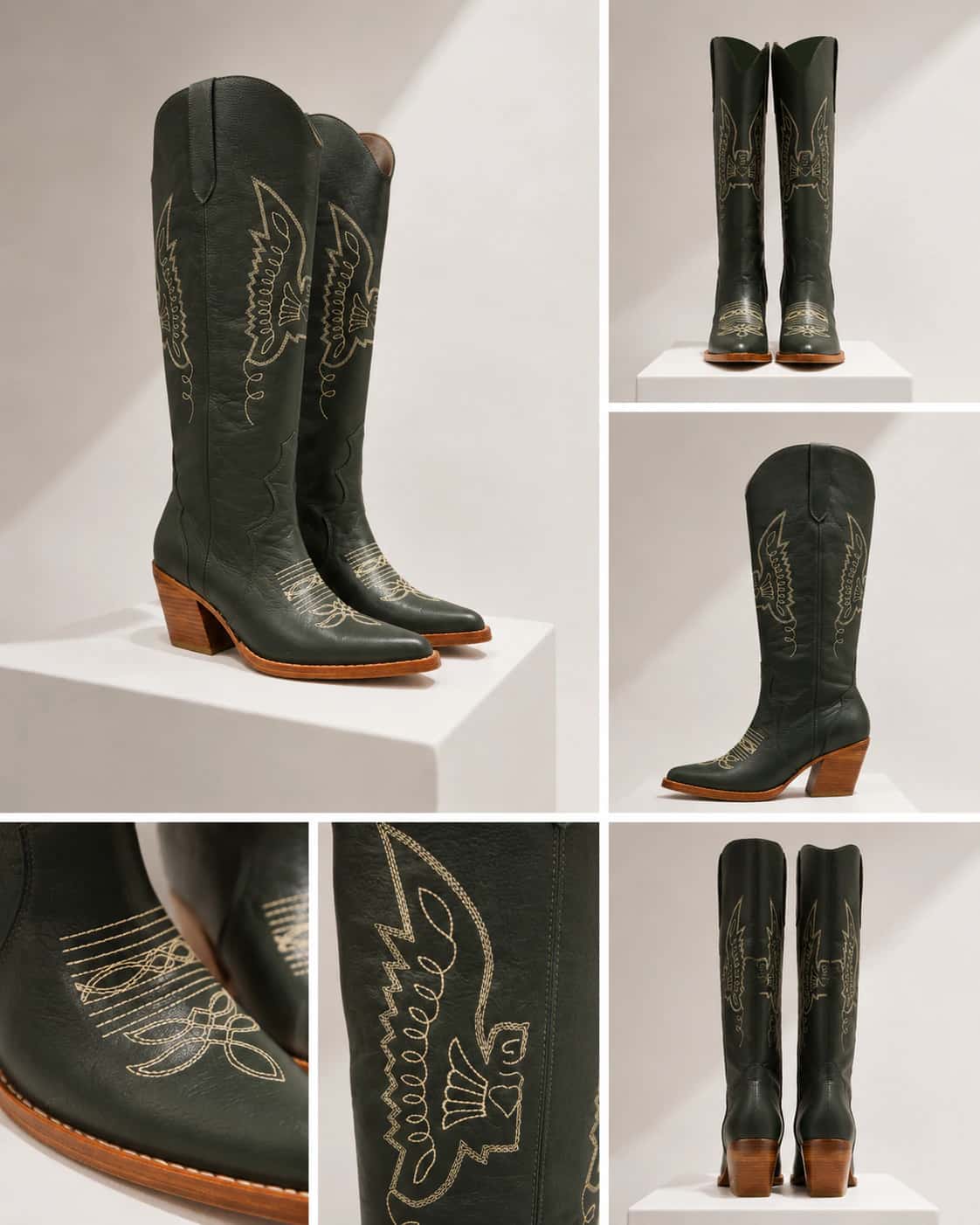 BOTA ANIE VERDE MILITAR