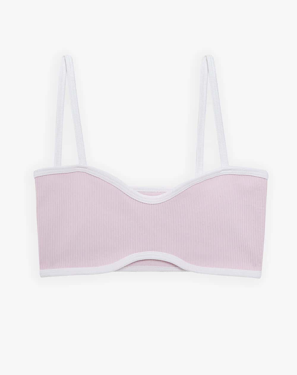 Top soporte medio seamless rosado mujer