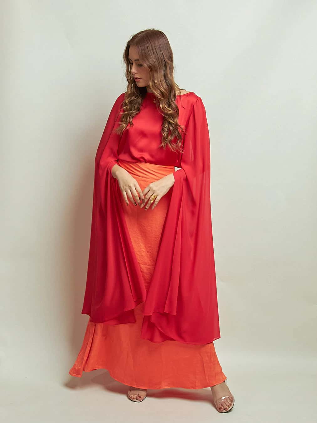 Falda Zaray Naranja - miniatura 2