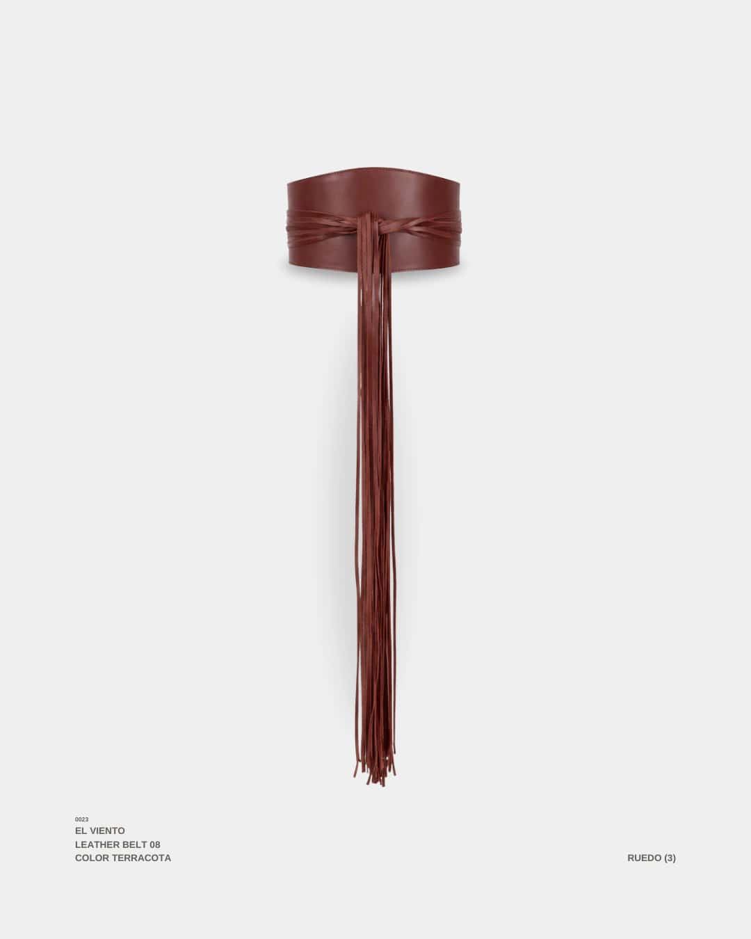 "EL VIENTO" BELT TERRACOTA - miniatura 1