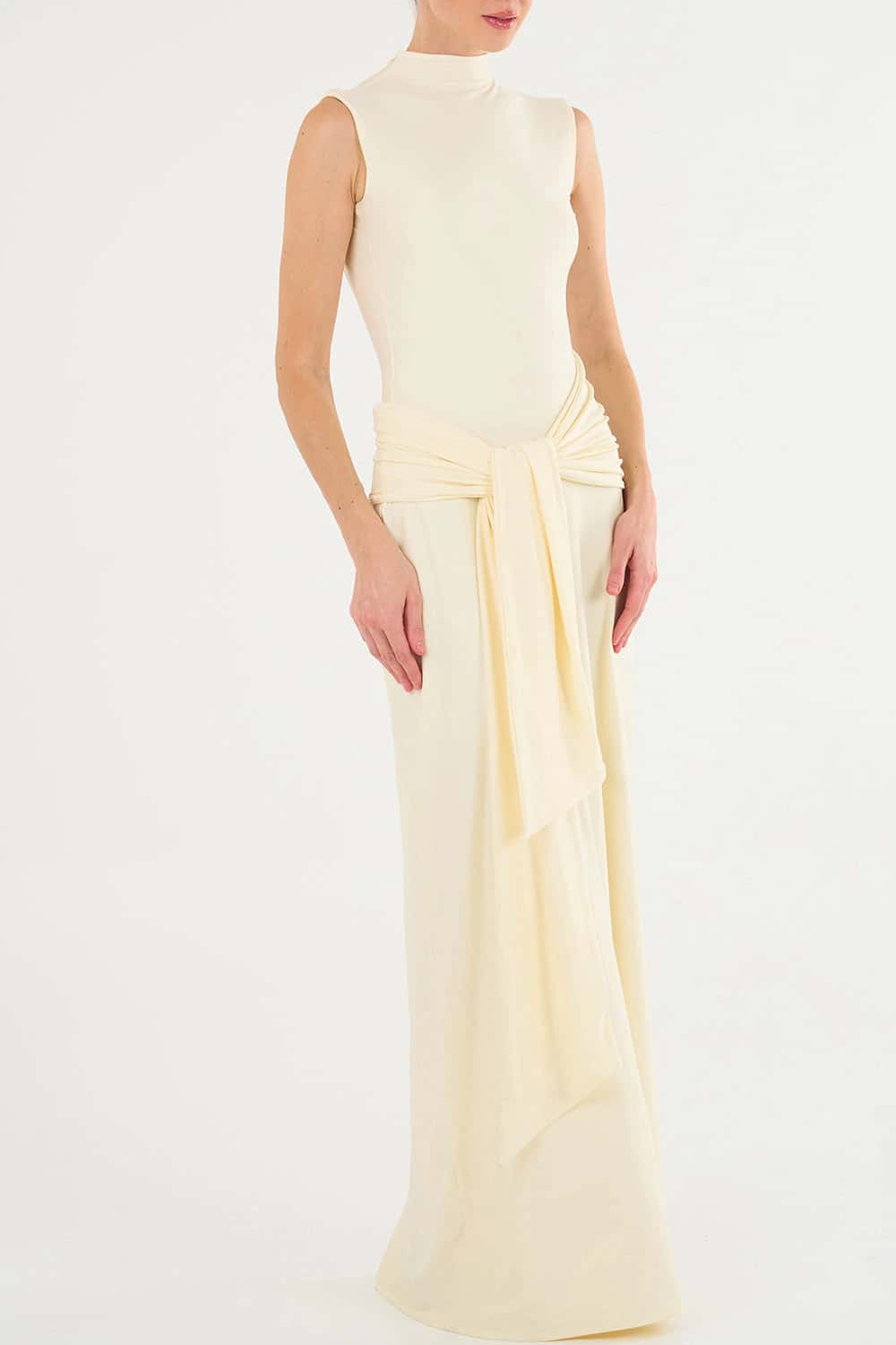IVORY ASIL LONG DRESS