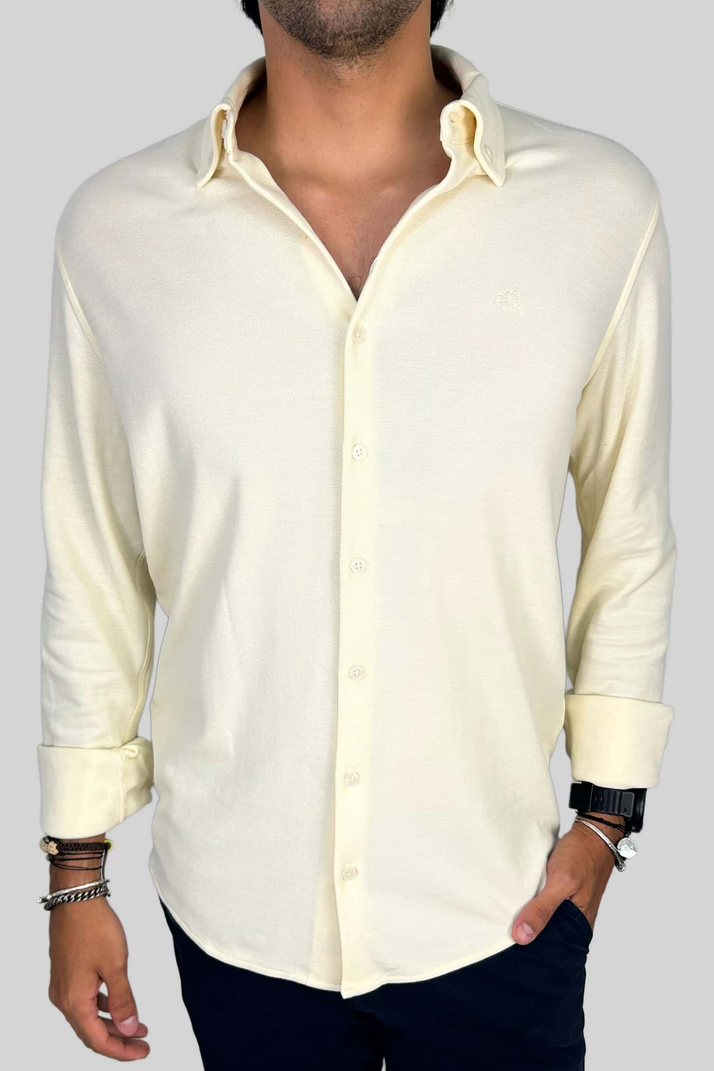 CAMISA PIQUE OFF WHITE