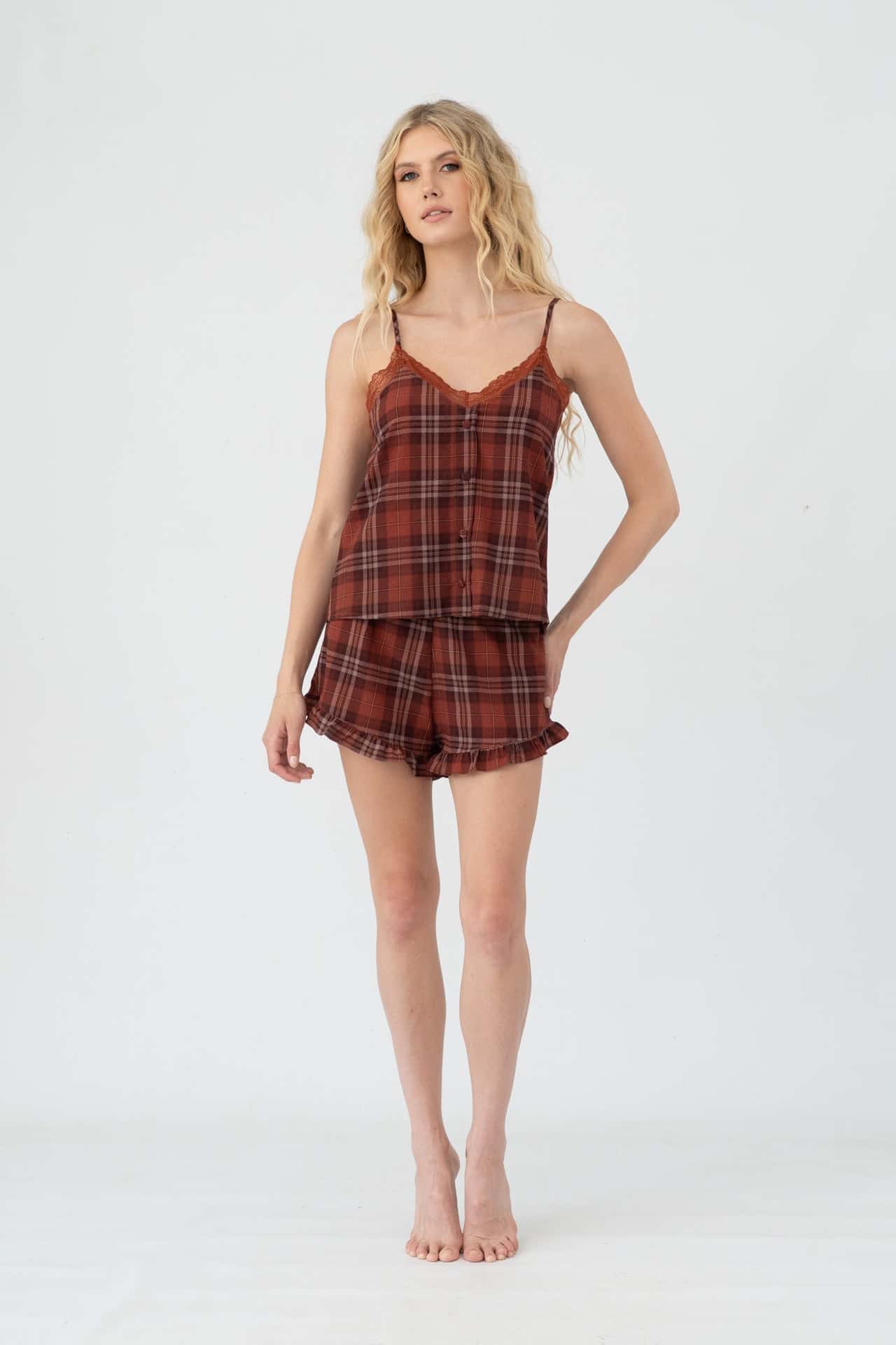 Set Sorrento Rosewood Plaid - miniatura 6