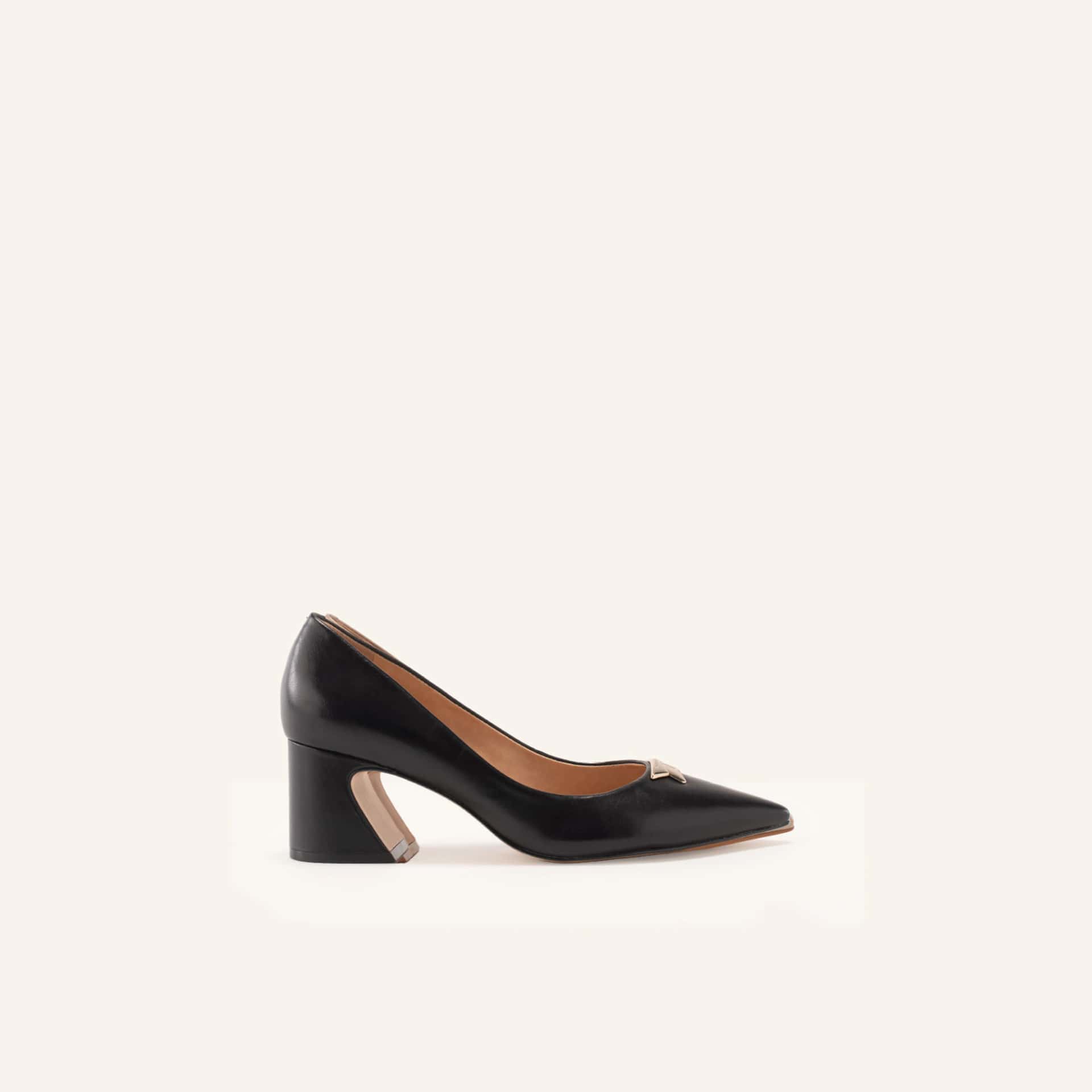 Tacones Alas Negro Glamour