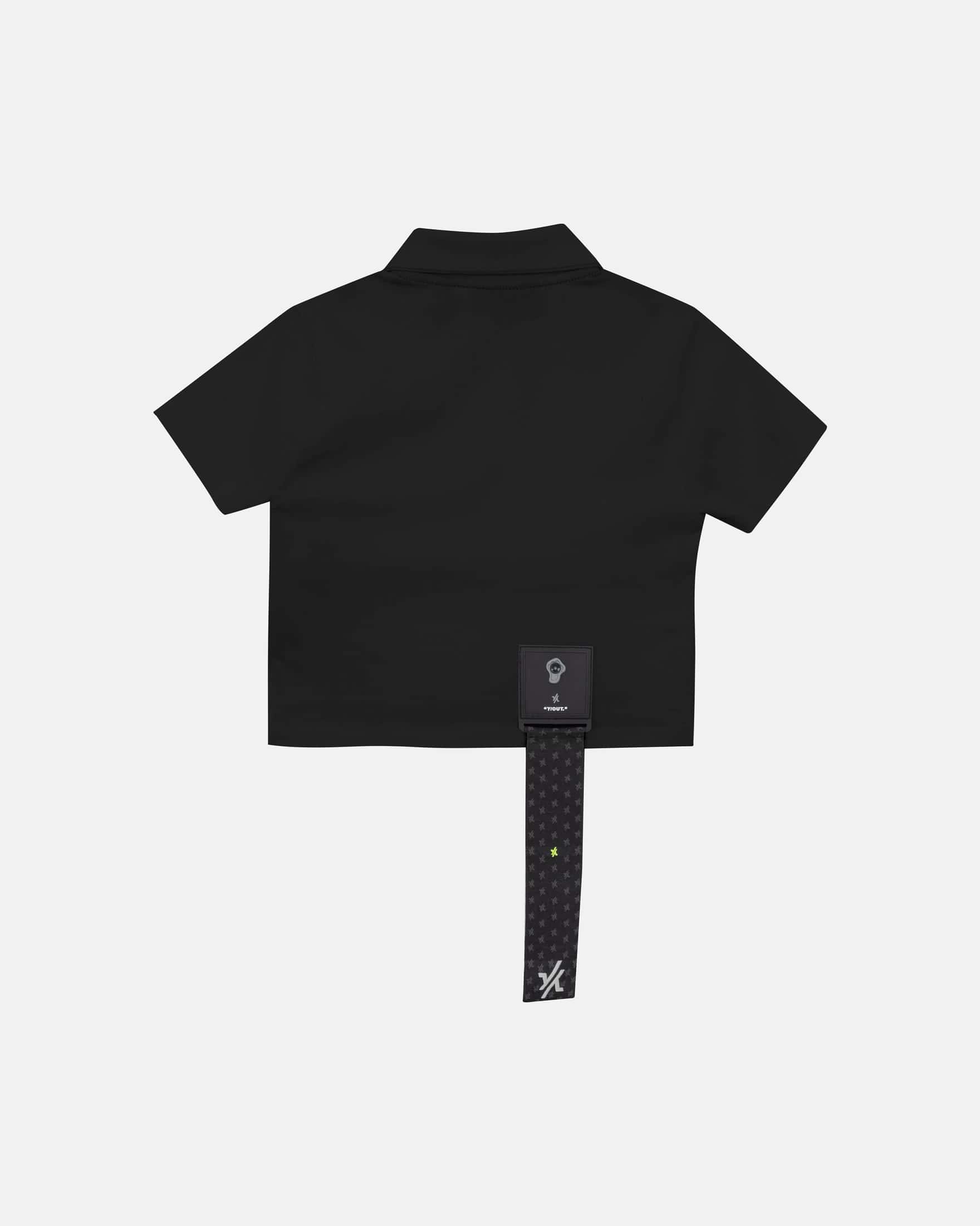 MIXED NECK POLO NEGRO - miniatura 4