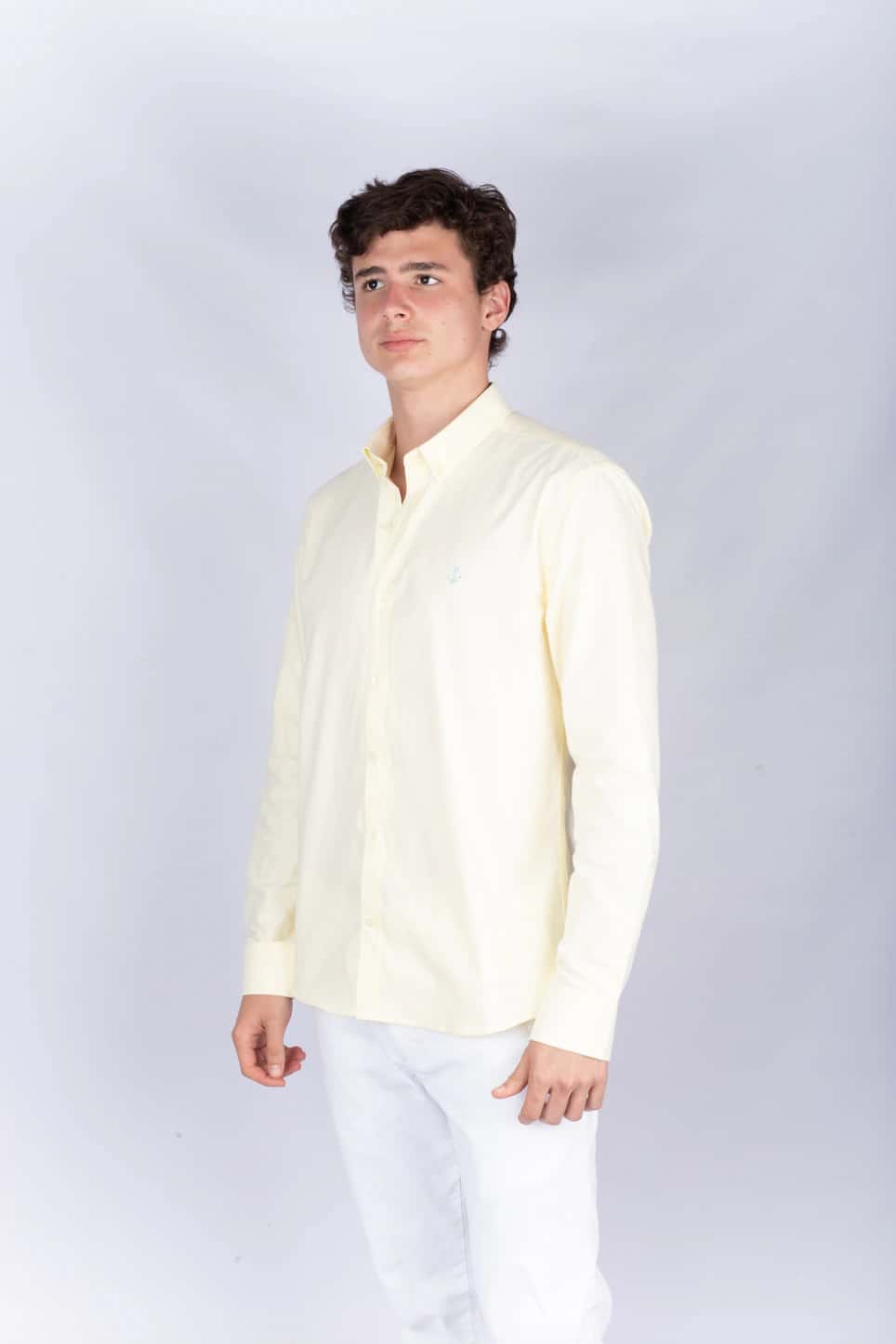 Camisa Oxford Amarilla